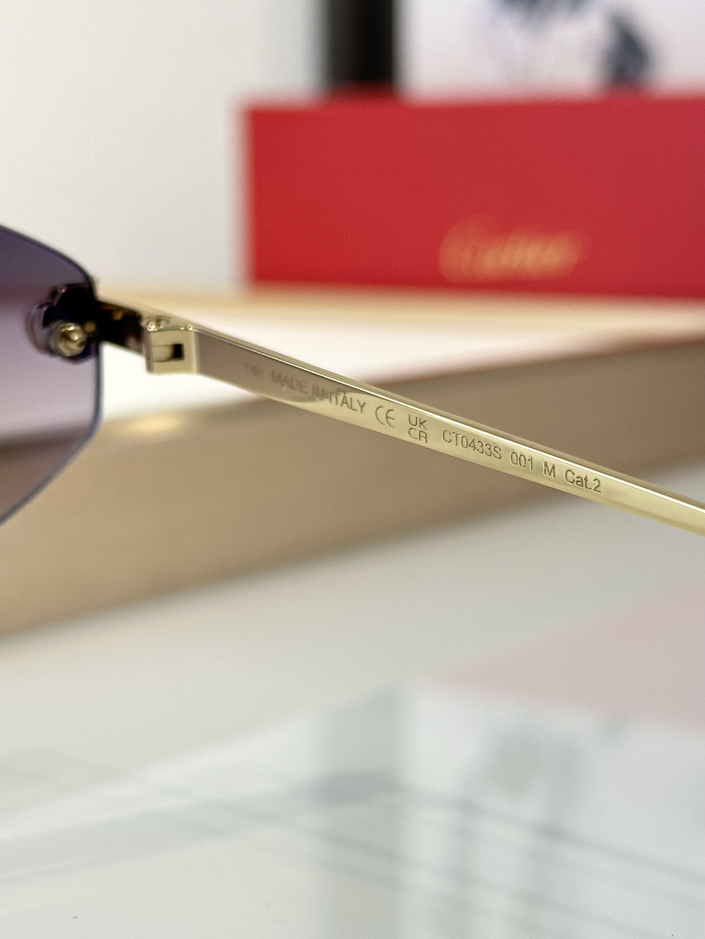 Cartier Glasses CT0433S 55-20-140 - Image 7