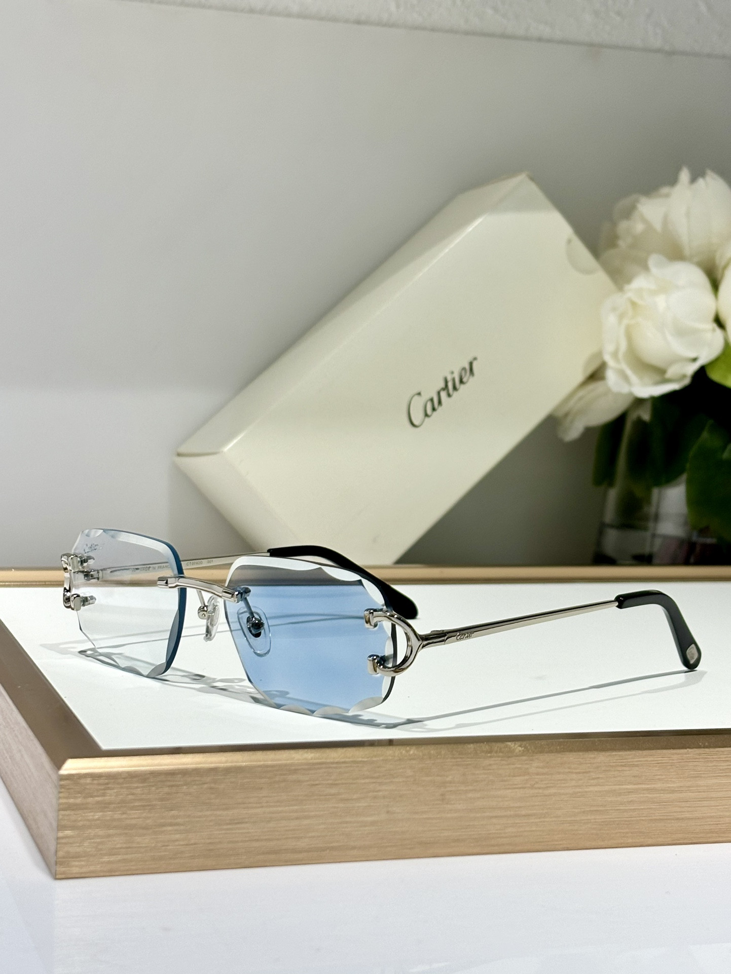 Cartier Glasses Photochromic lenses CT0092 55-18-145 - Image 7