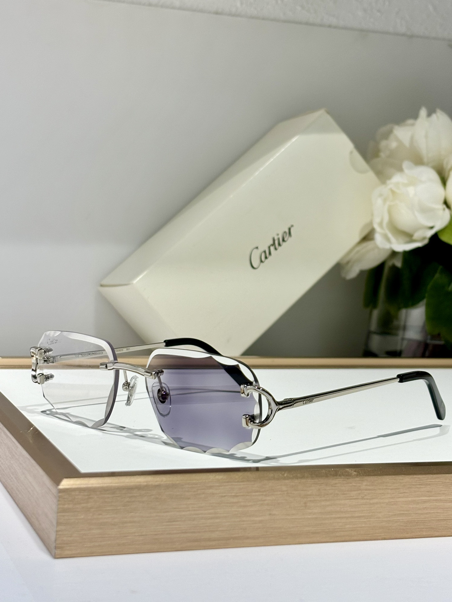 Cartier Glasses Photochromic lenses CT0092 55-18-145 - Image 3