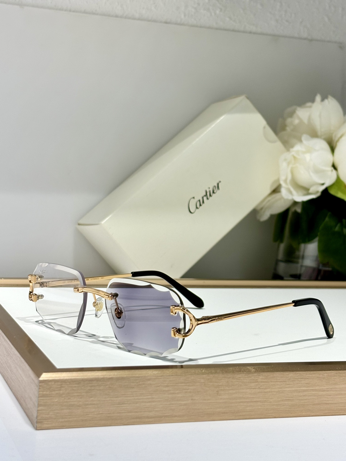 Cartier Glasses Photochromic lenses CT0092 55-18-145 - Image 4