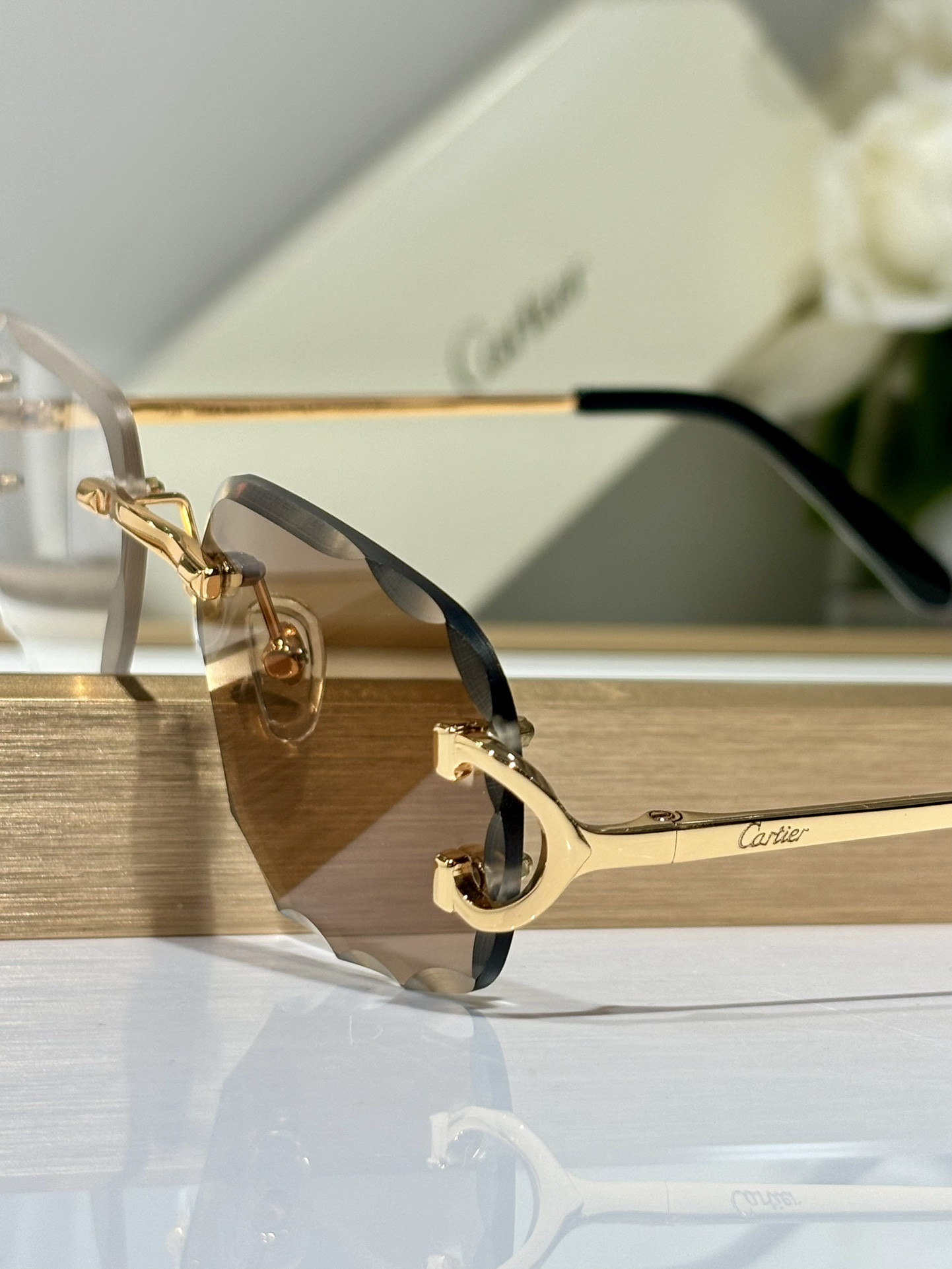 Cartier Glasses Photochromic lenses CT0092 55-18-145 - Image 9