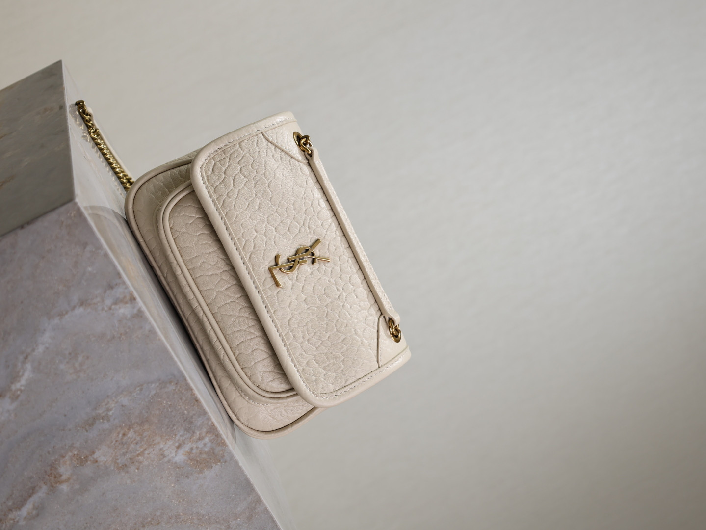 YSL Niki Mini in grained lambskin 828736 12.5x18x5cm - Image 4