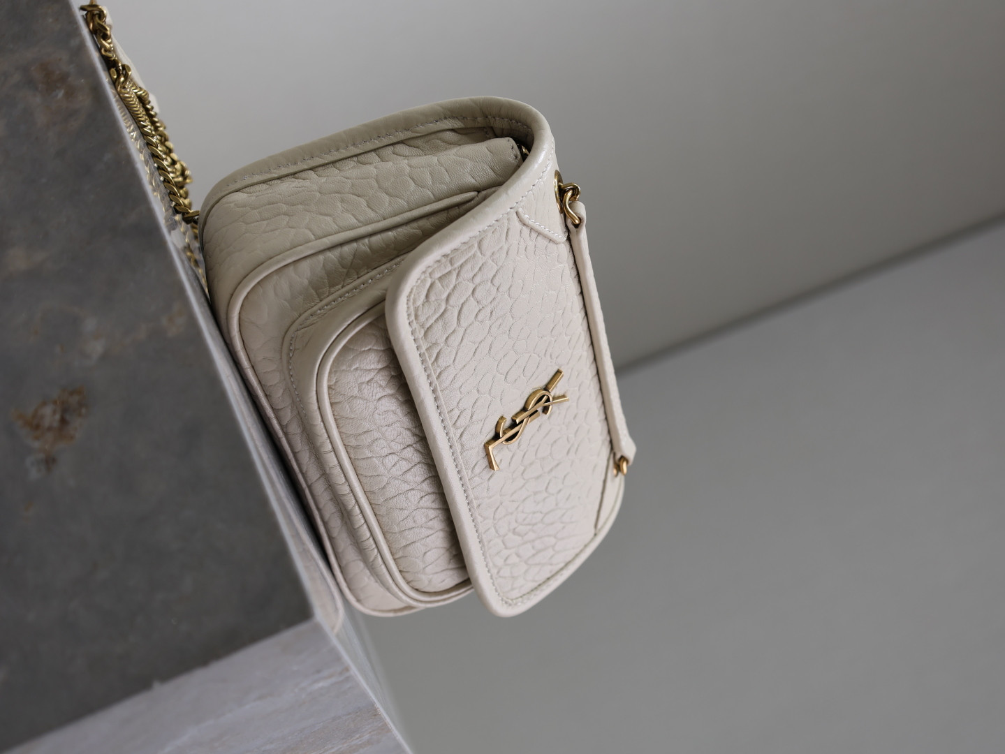 YSL Niki Mini in grained lambskin 828736 12.5x18x5cm - Image 5