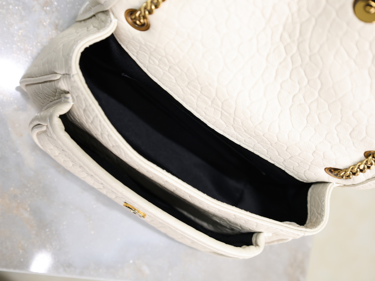 YSL Niki Mini in grained lambskin 828736 12.5x18x5cm - Image 9