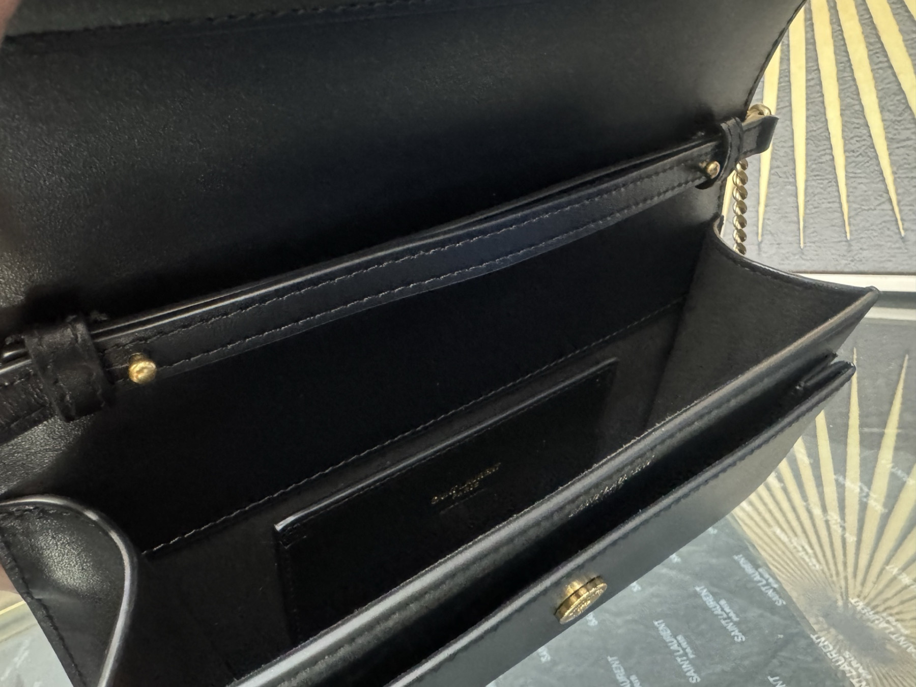 YSL Sumset Clutch (Box) 810997 22x12x2cm - Image 9