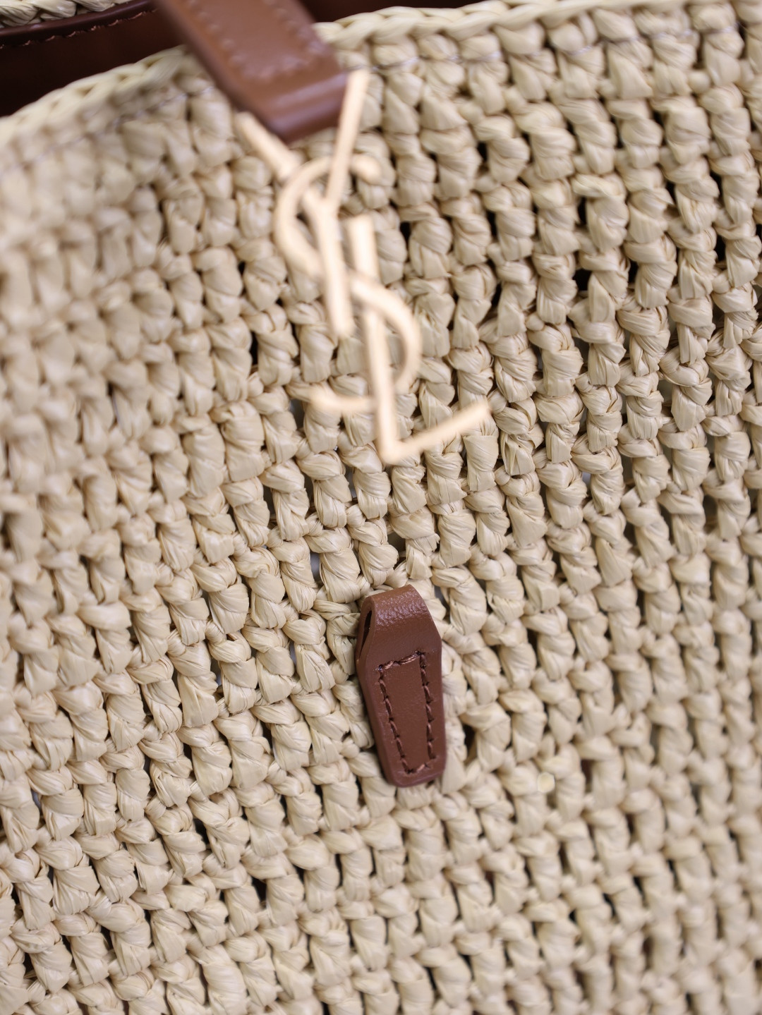 YSL LE 37 mini (raffia) 15x13x6cm - Image 13