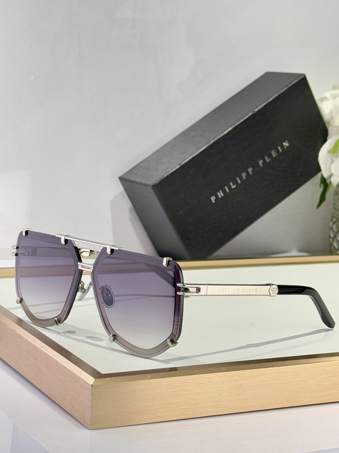 Philipp Plein Glasses SPP132 66-10-145 - Image 6