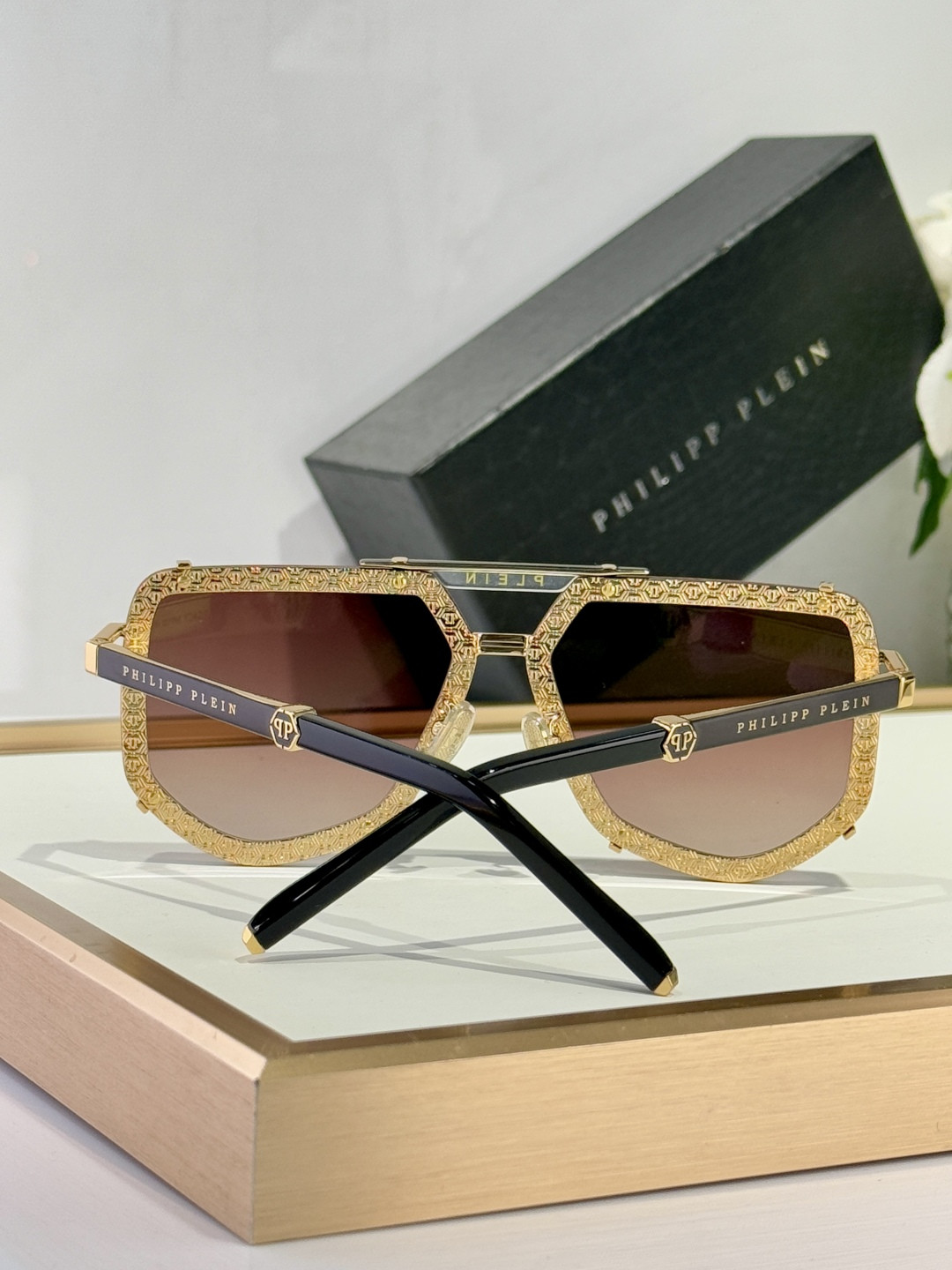 Philipp Plein Glasses SPP132 66-10-145 - Image 8
