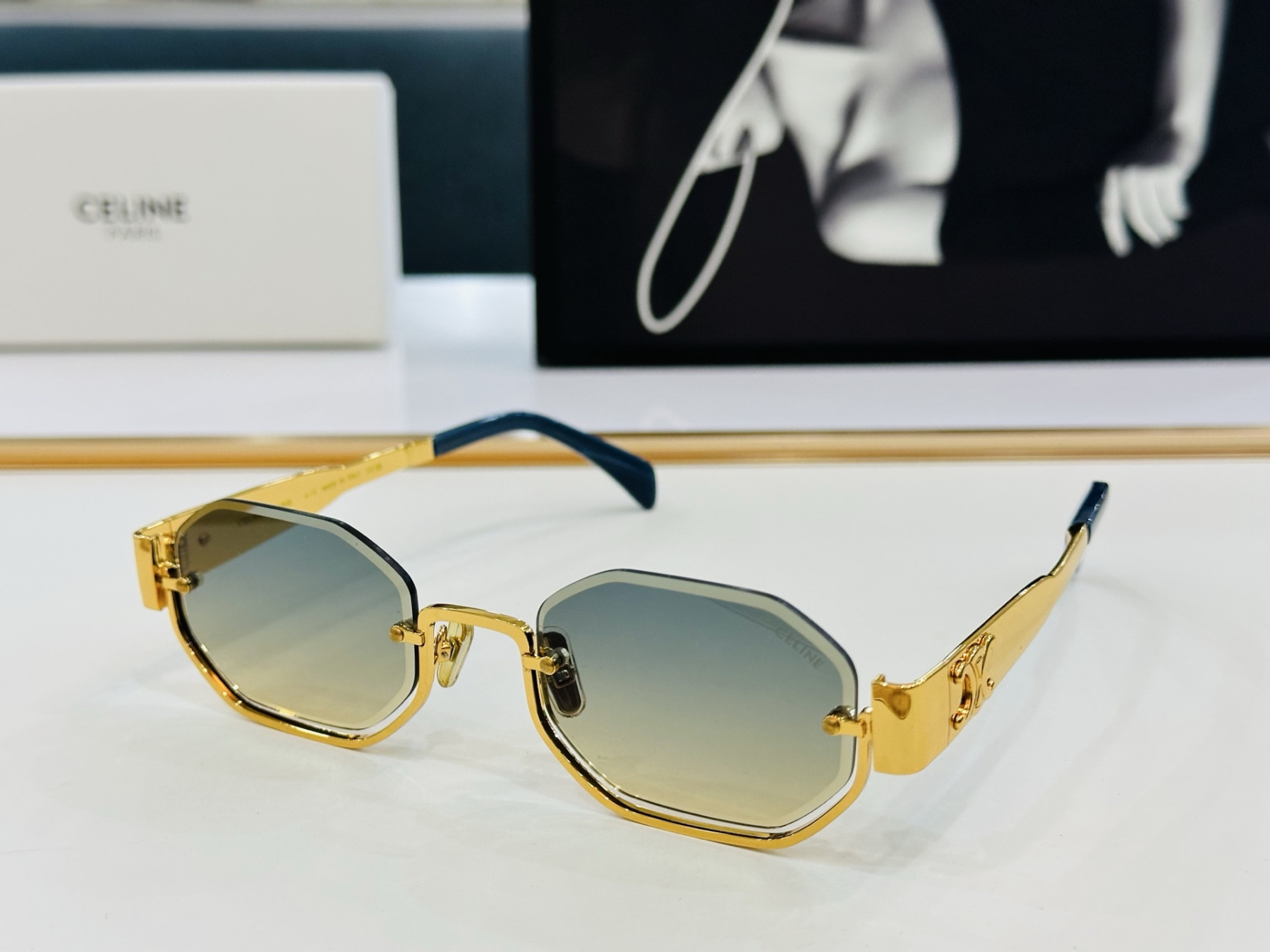Celine Glasses CL42118 52-23-145 - Image 8