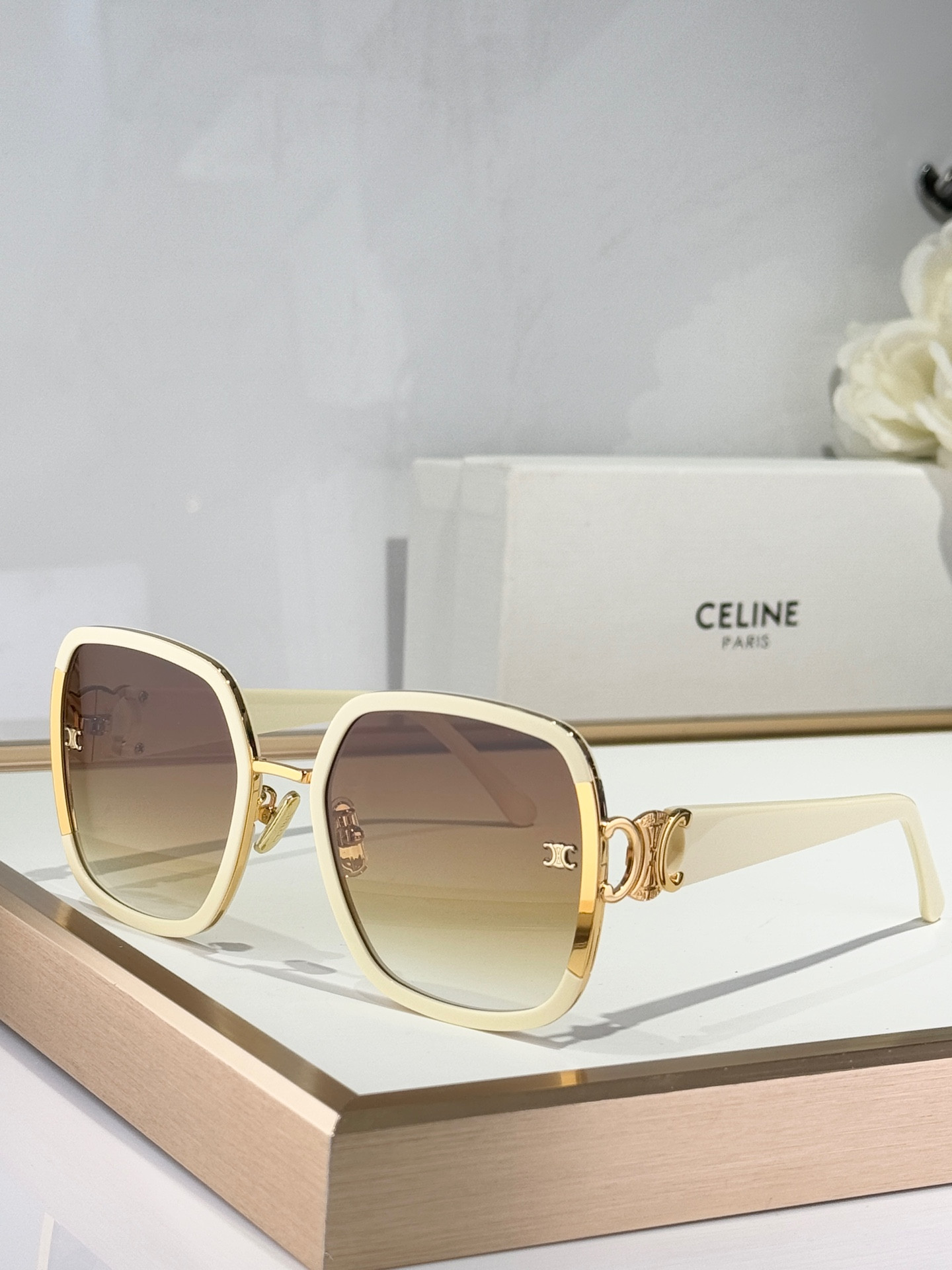 Celine Glasses CL40250 57-21-145 - Image 5
