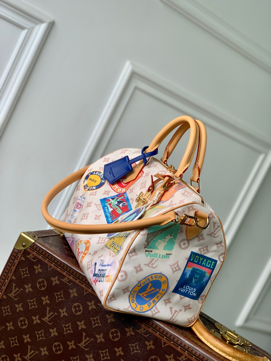 LV Speedy Bandouliere 30 Soft M14587 30x21x17cm - Image 4
