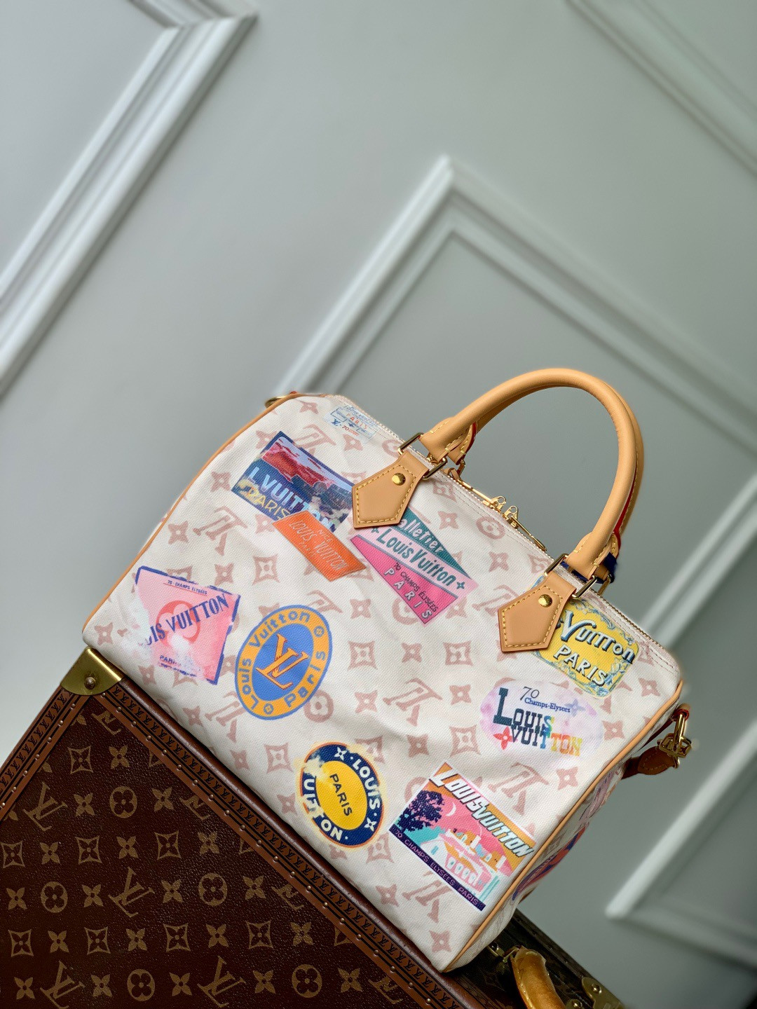 LV Speedy Bandouliere 30 Soft M14587 30x21x17cm - Image 3