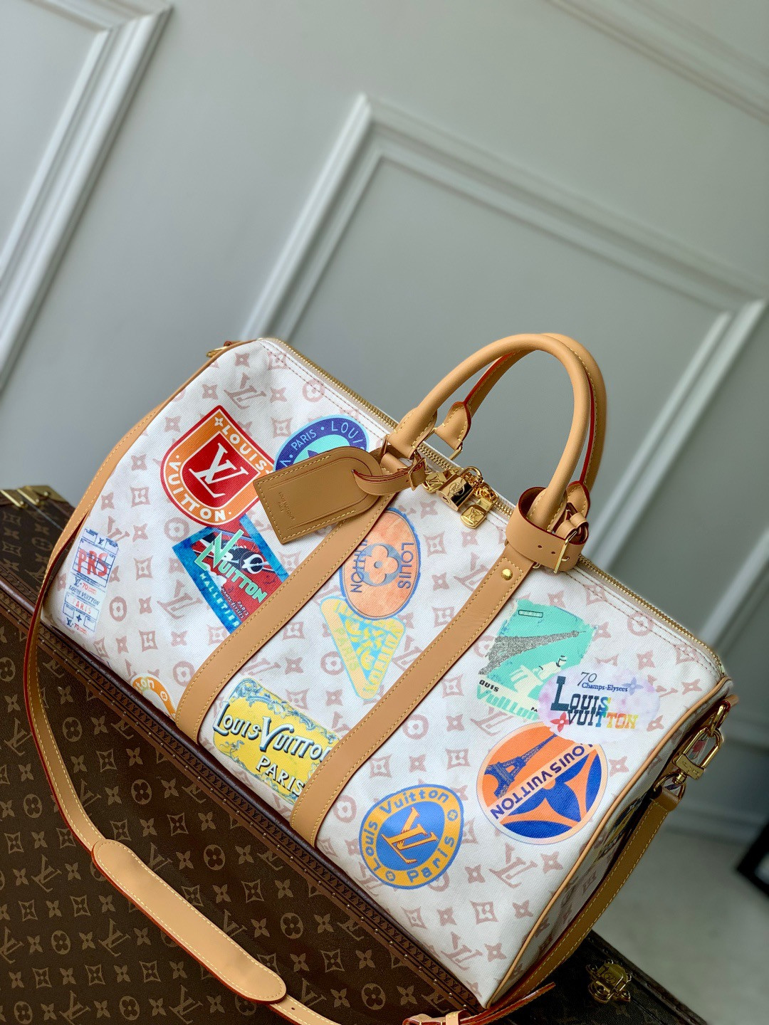 LV Keepall Bandouliere 45 M14736 45 x 27 x 20 cm - Image 2