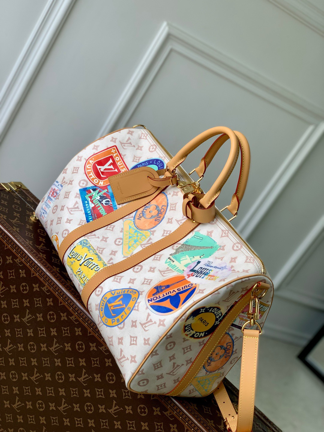 LV Keepall Bandouliere 45 M14736 45 x 27 x 20 cm - Image 3