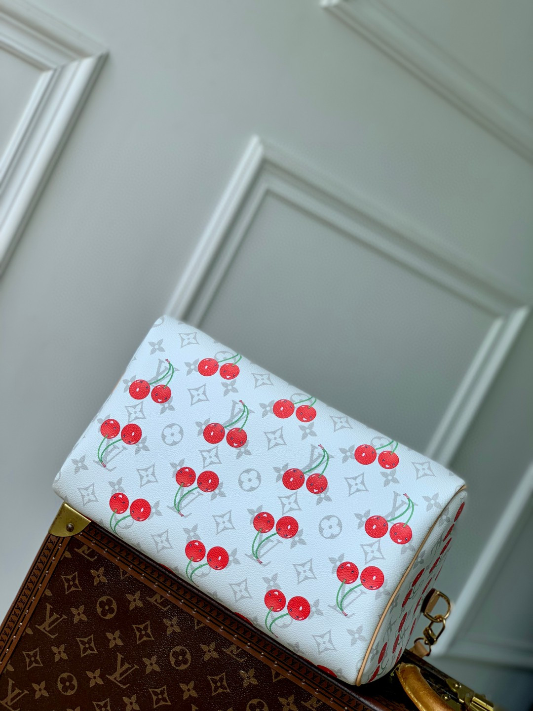 LV x TM Speedy Soft Bandoulière 30 M14238 (30cm*21*17cm) - Image 3