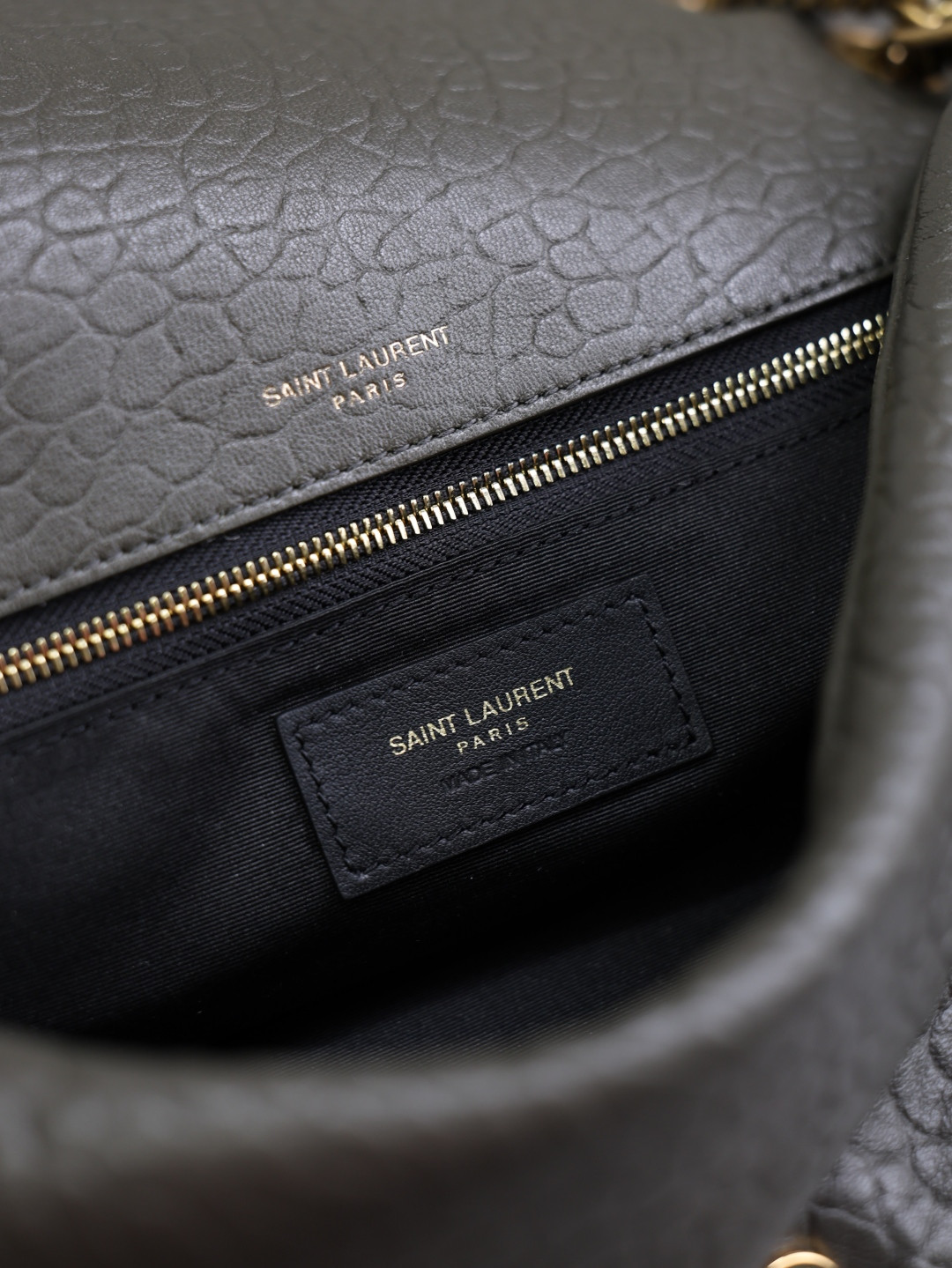 YSL CALYPSO medium in grained lambskin 800916 30x15x7.5cm - Image 17