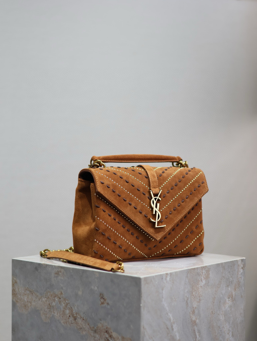 YSL Monogram COLLEGE MEDIUM BAG 24x17x6cm - Image 5