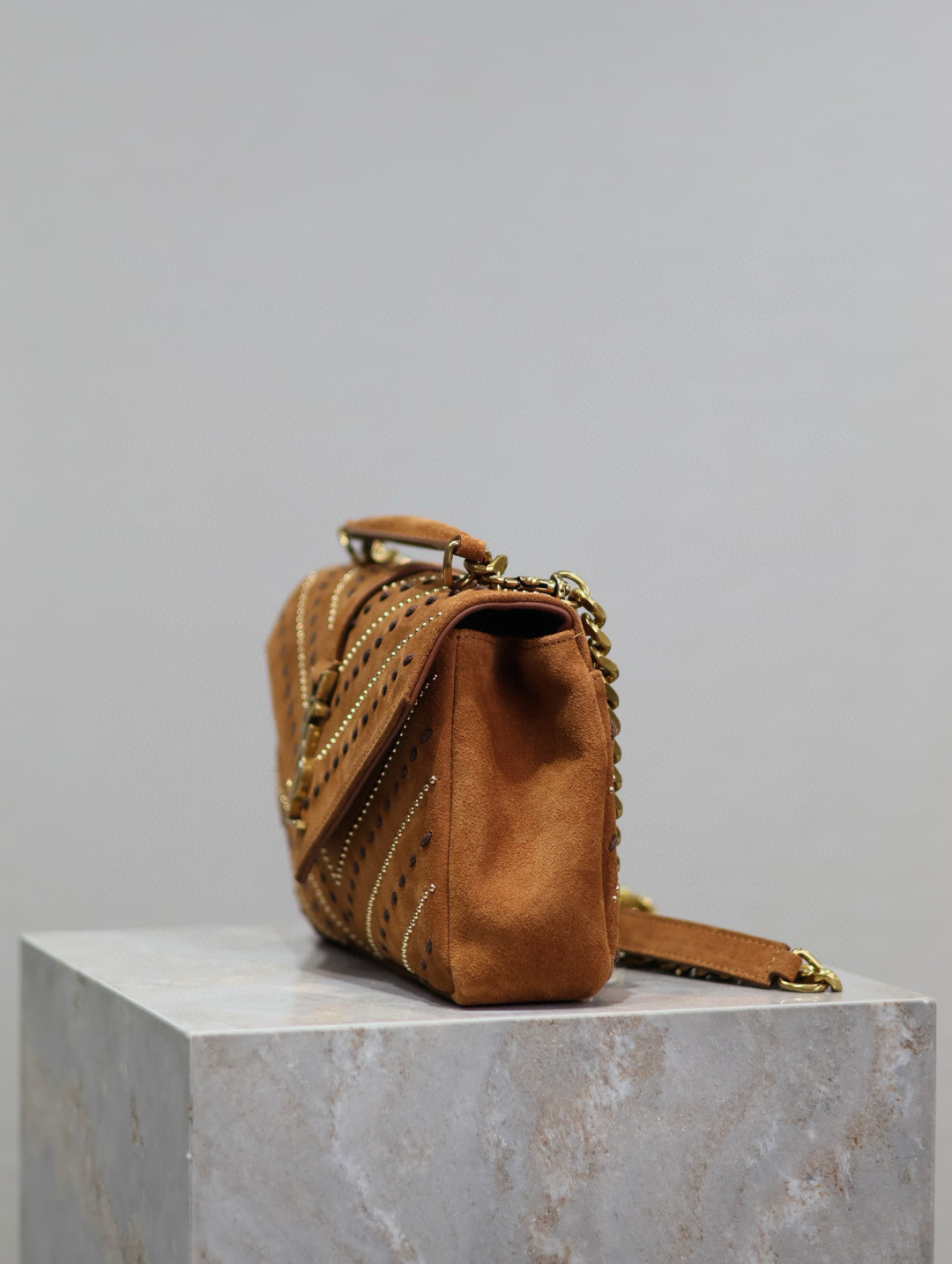 YSL Monogram COLLEGE MEDIUM BAG 24x17x6cm - Image 6
