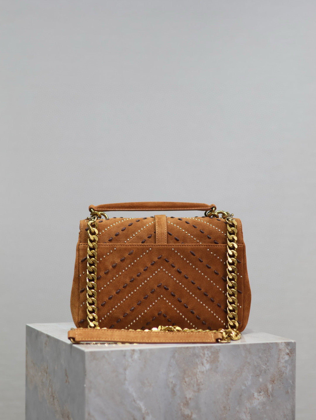 YSL Monogram COLLEGE MEDIUM BAG 24x17x6cm - Image 7