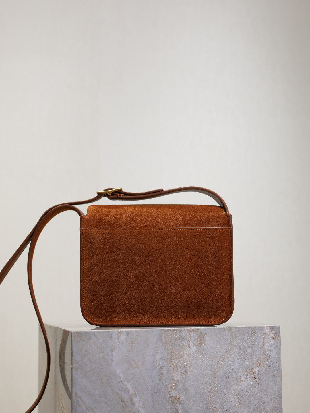 YSL NIKI satchel in suede 21.5x16x9cm - Image 4