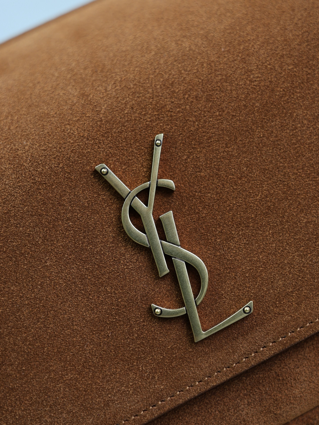 YSL NIKI satchel in suede 21.5x16x9cm - Image 11