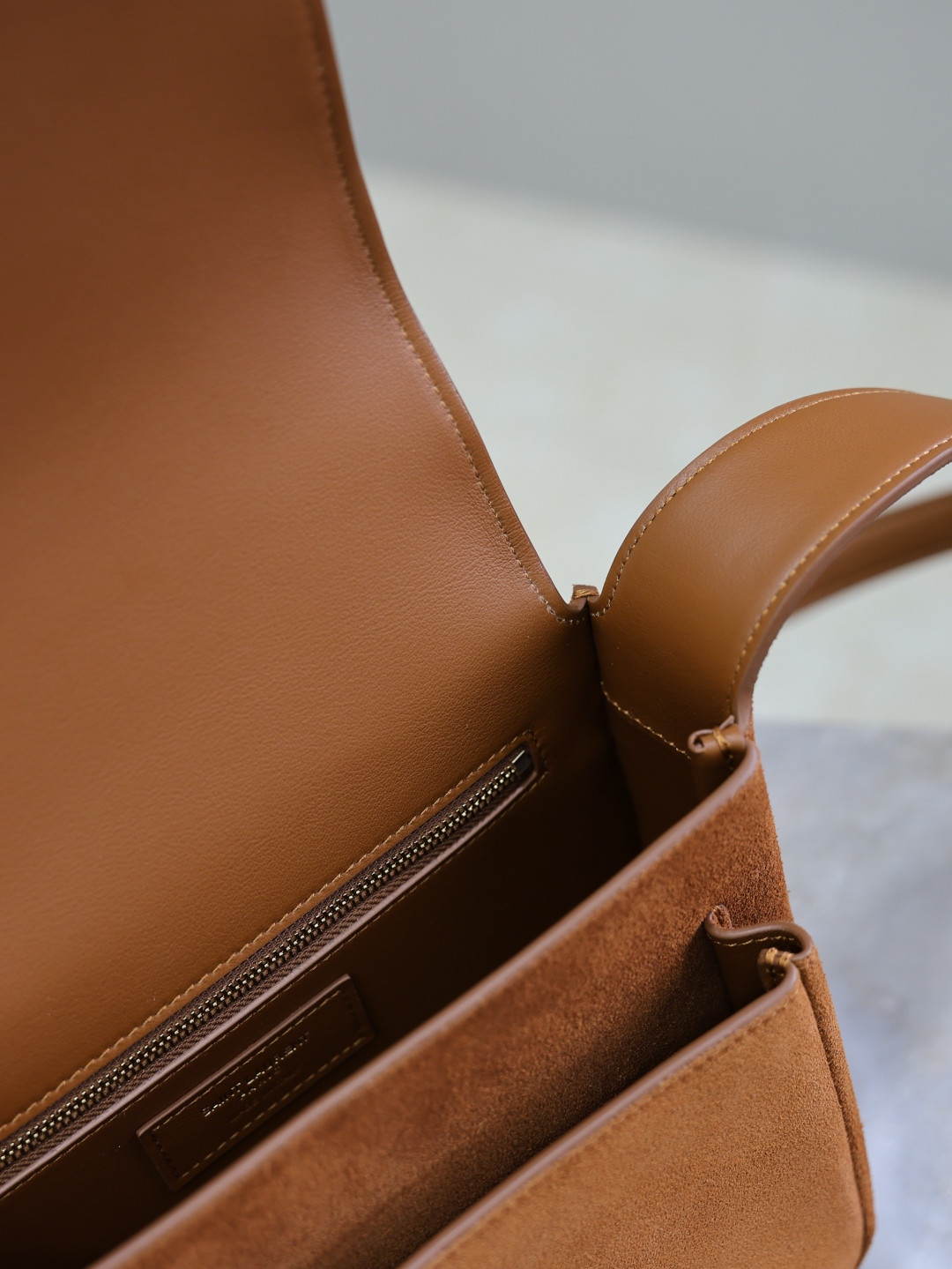 YSL NIKI satchel in suede 21.5x16x9cm - Image 18