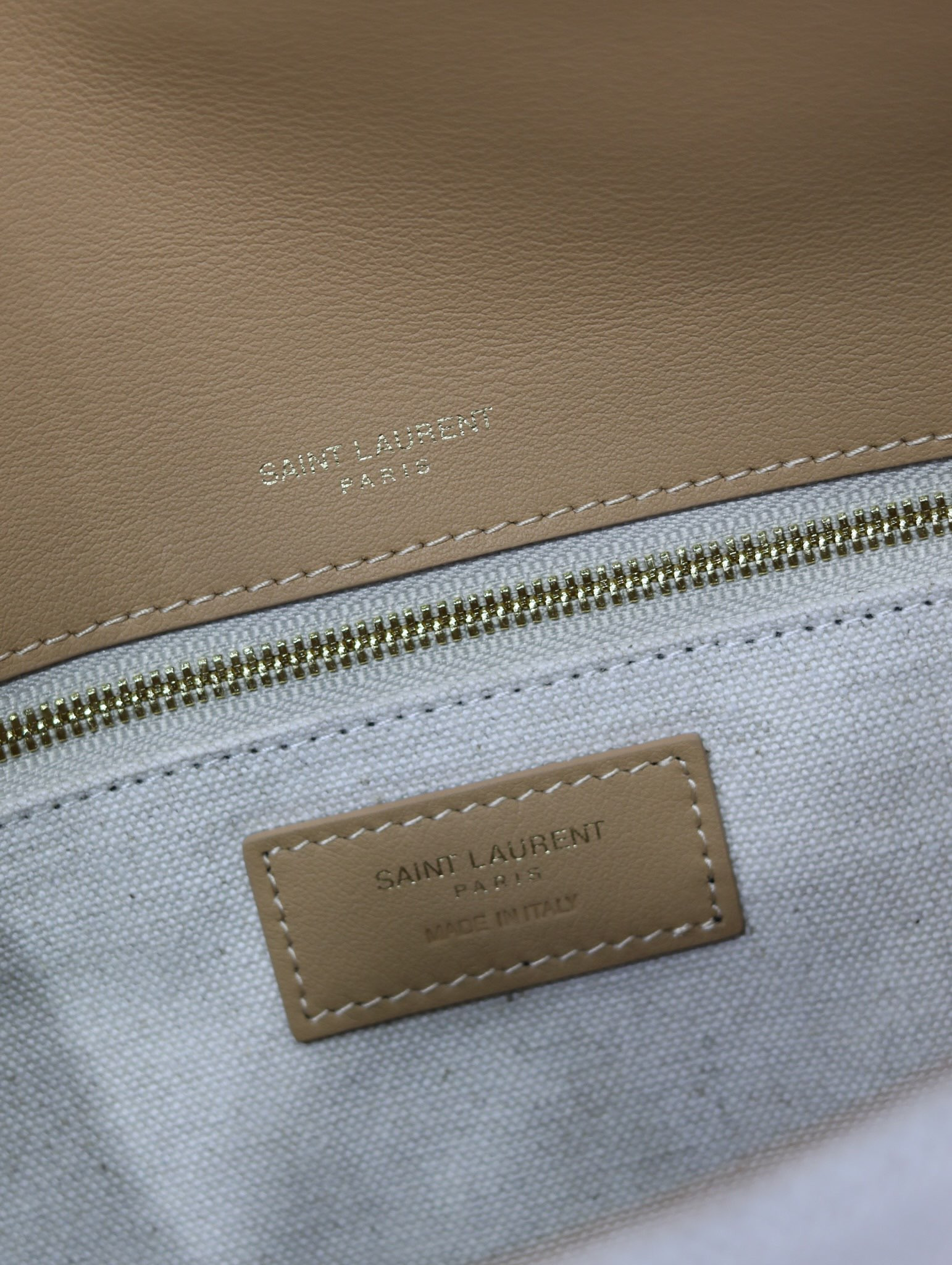 YSL NIKI MEDIUM IN Calfskin Cotton and Linen 28x20x8.5cm - Image 14