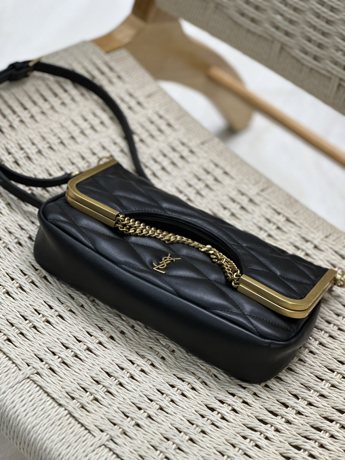 YSL 87 in quilted lambskin 26x13x5cm - Image 7