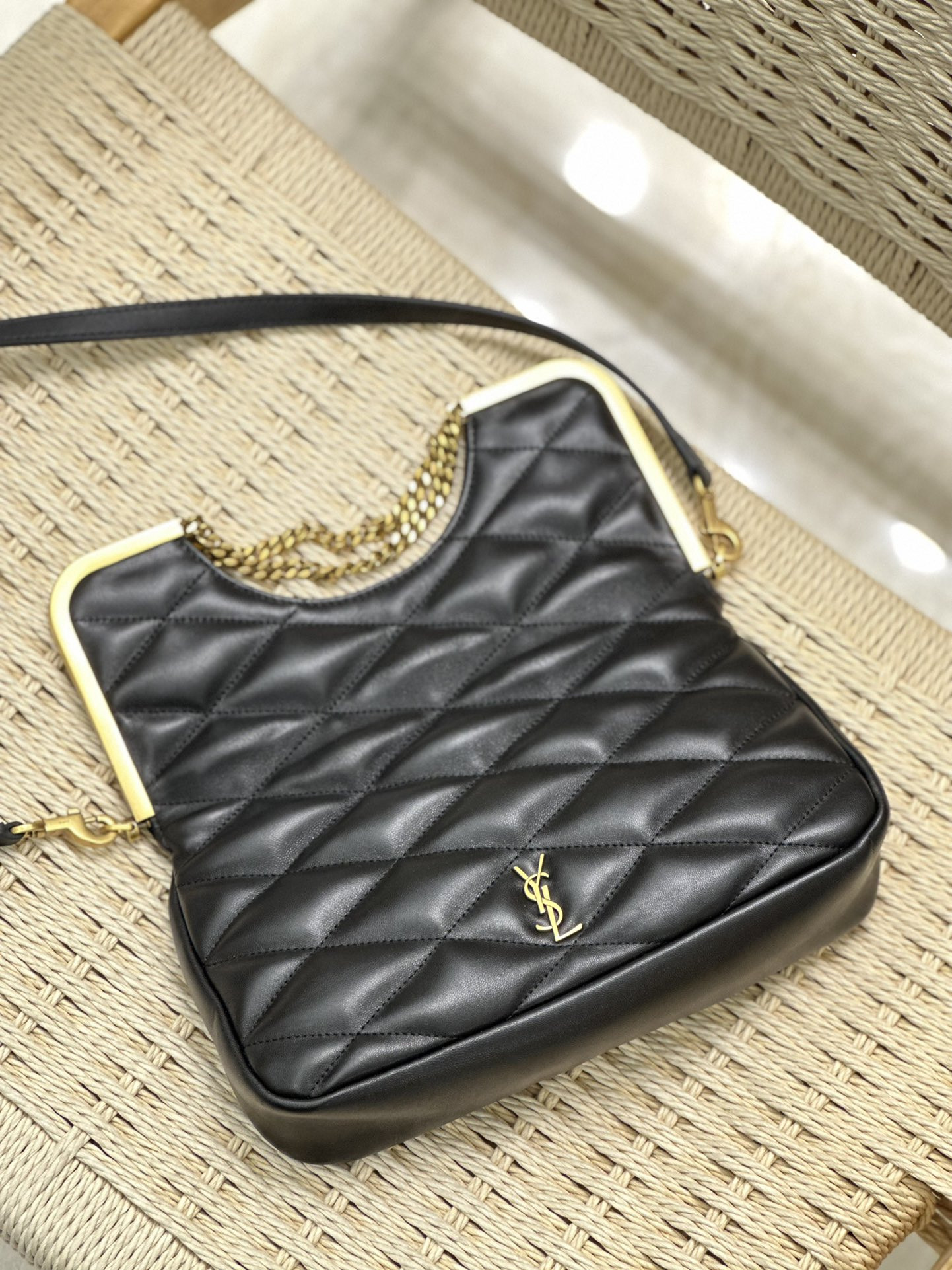 YSL 87 in quilted lambskin 26x13x5cm - Image 8