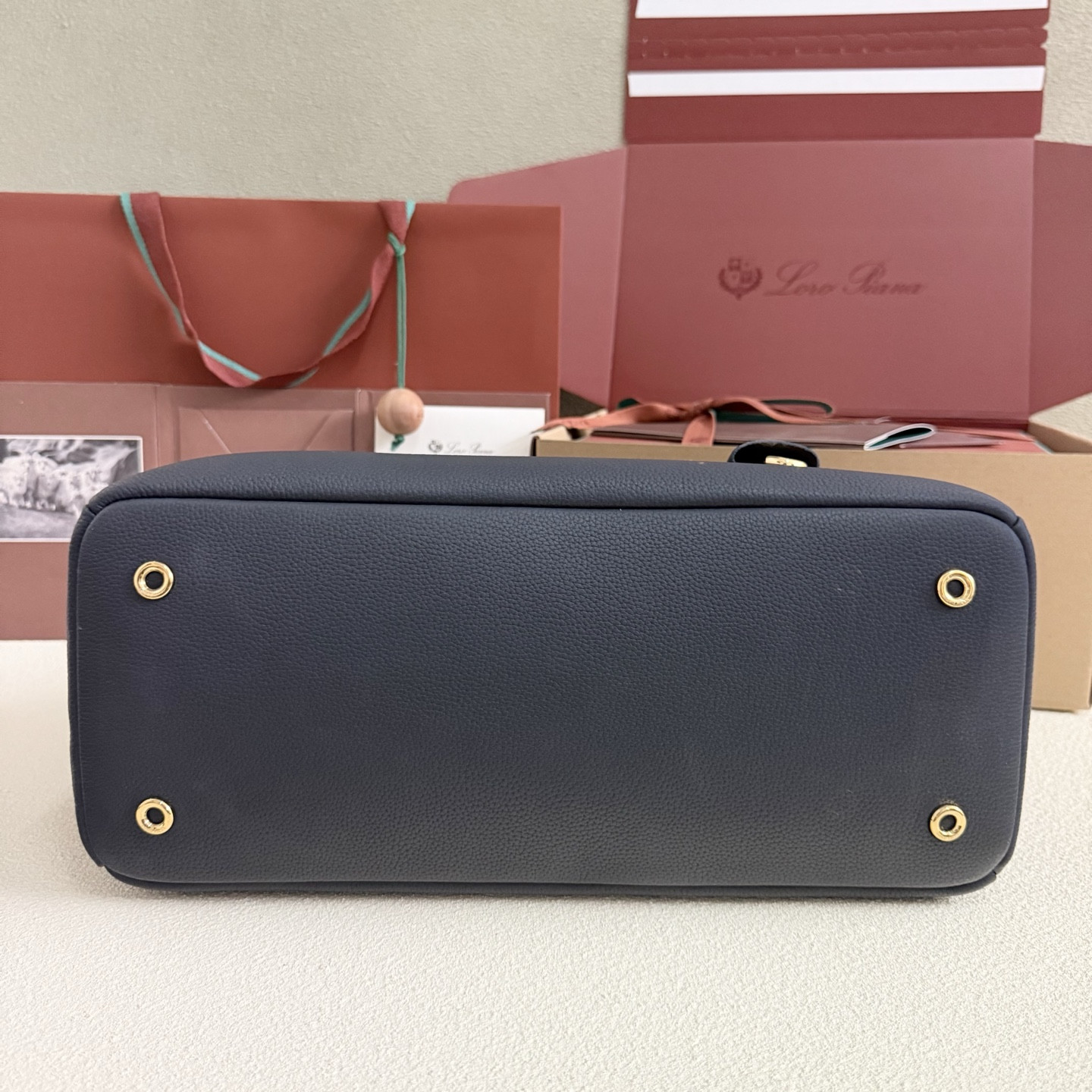 Loro Piana Needle Deep Royal Blue FAP1996 (38*22*16cm) - Image 4