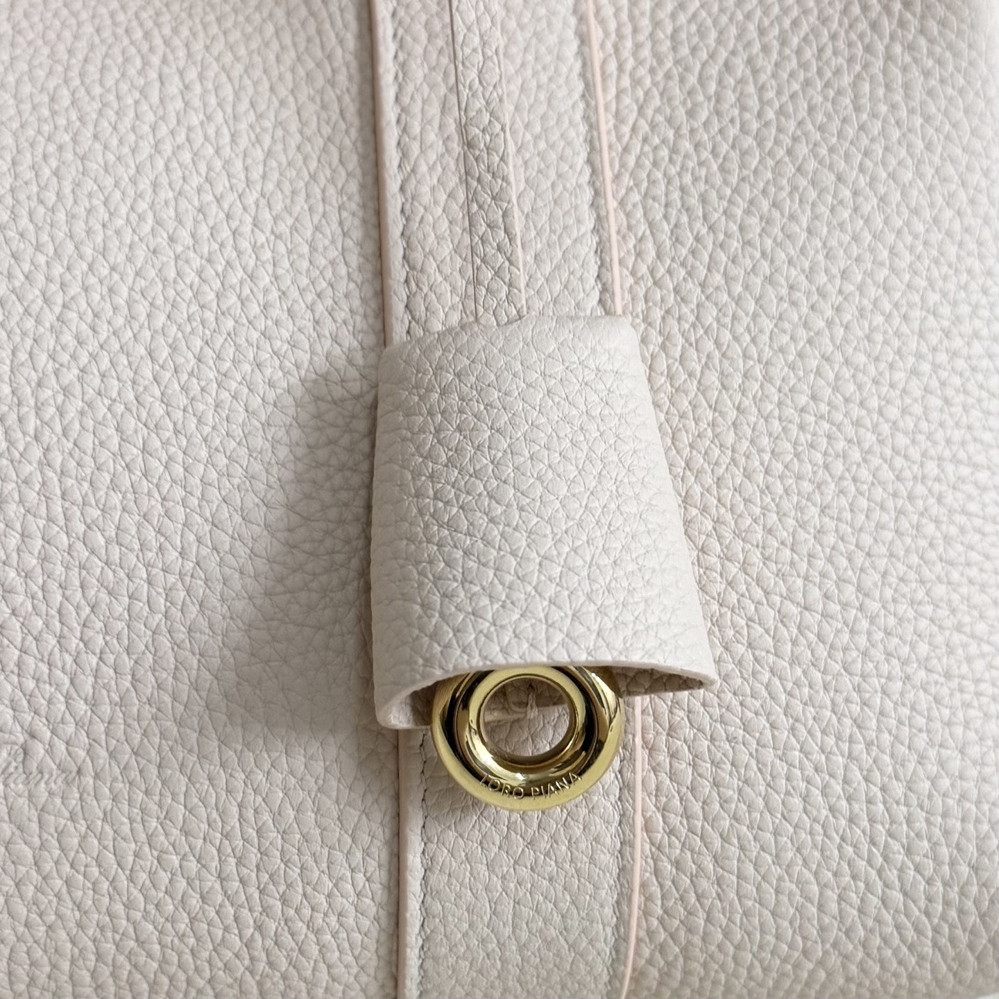 Loro Piana Loom Bag L25 Grained Calfskin 25x18x12.5cm - Image 8