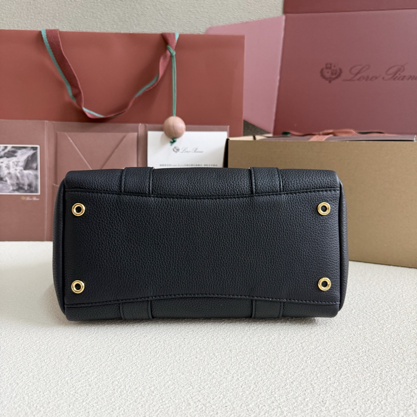Loro Piana Loom L25 Calfskin 25x18x12.5cm - Image 4