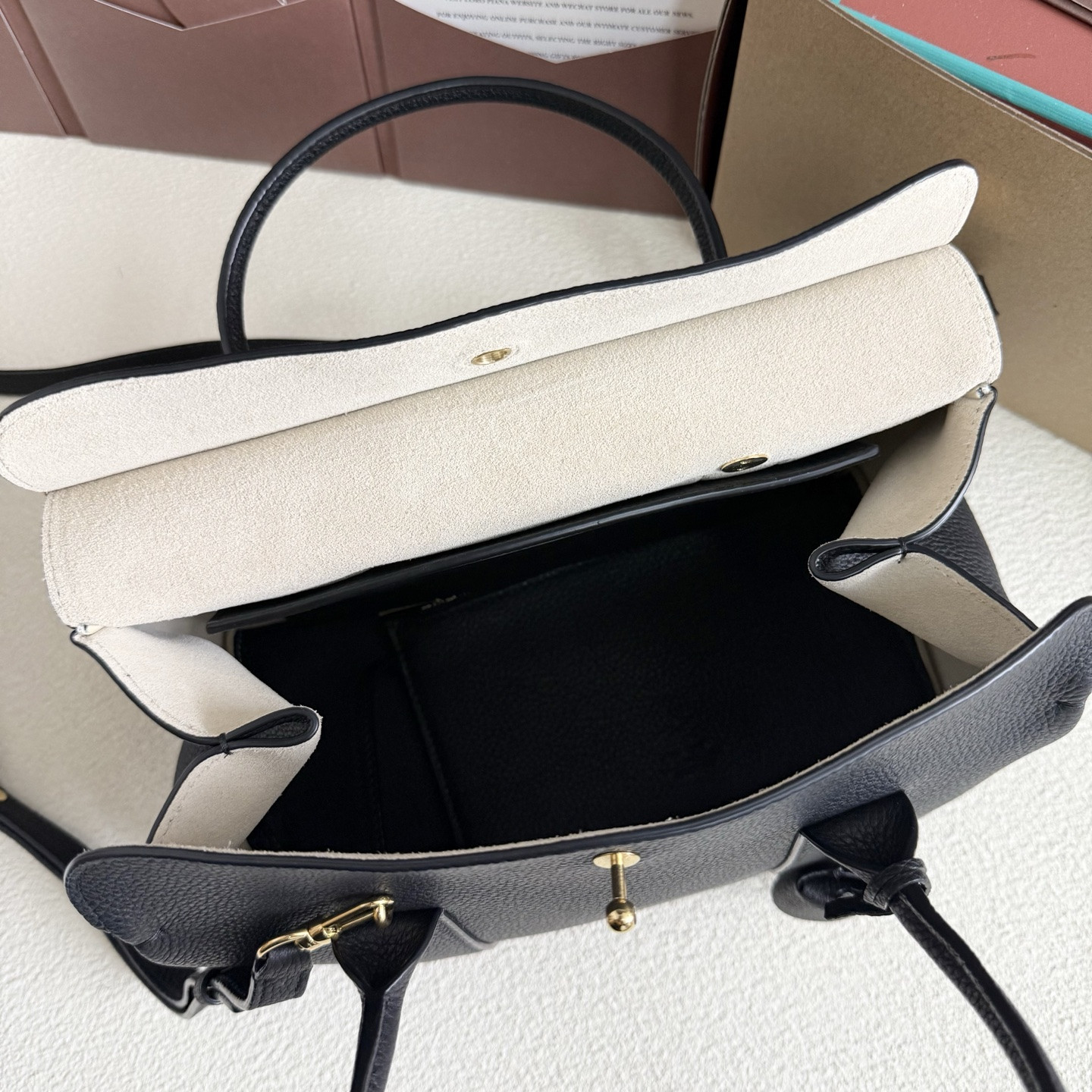 Loro Piana Loom L25 Calfskin 25x18x12.5cm - Image 10
