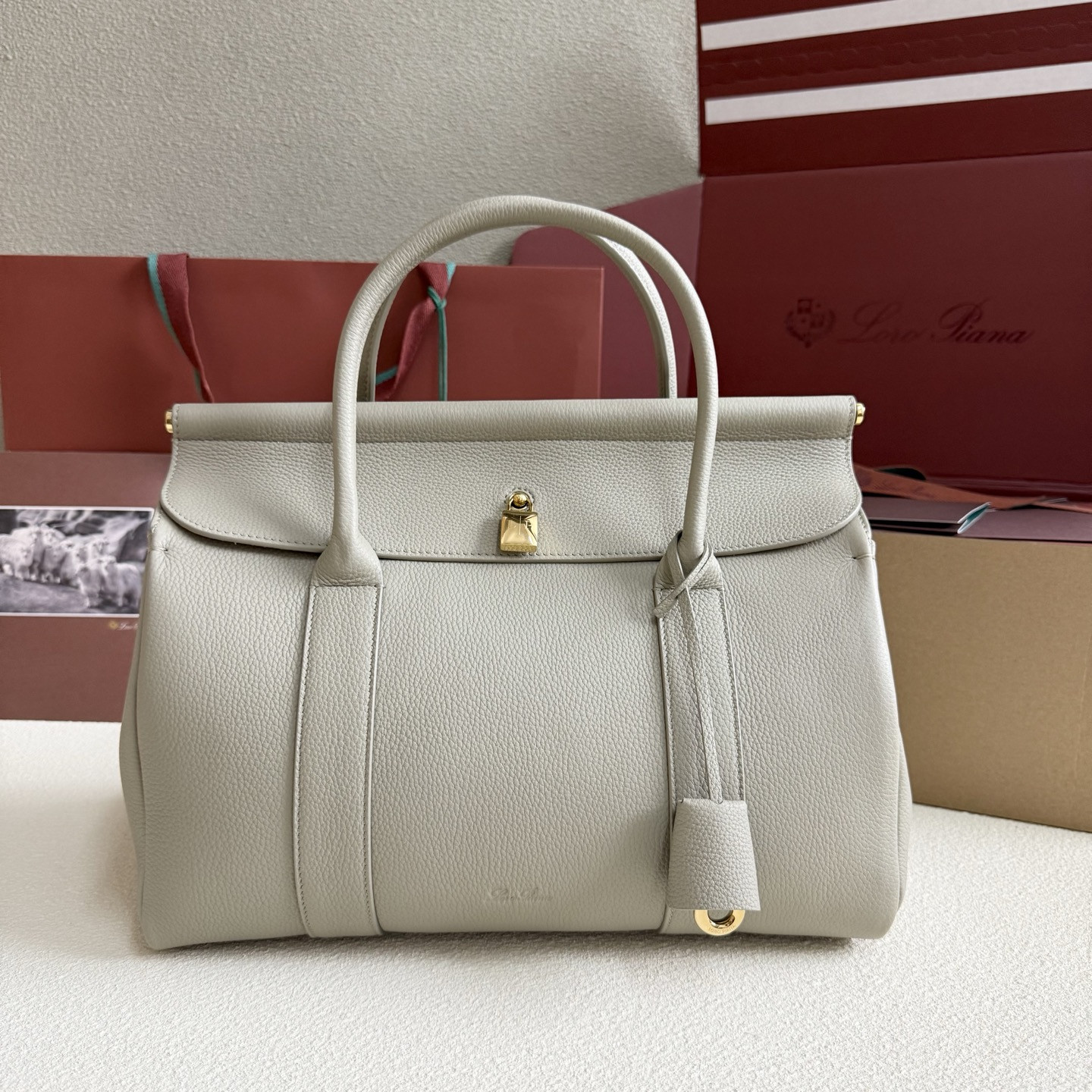 Loro Piana Loom L32 Calfskin 33x23x18cm - Image 2