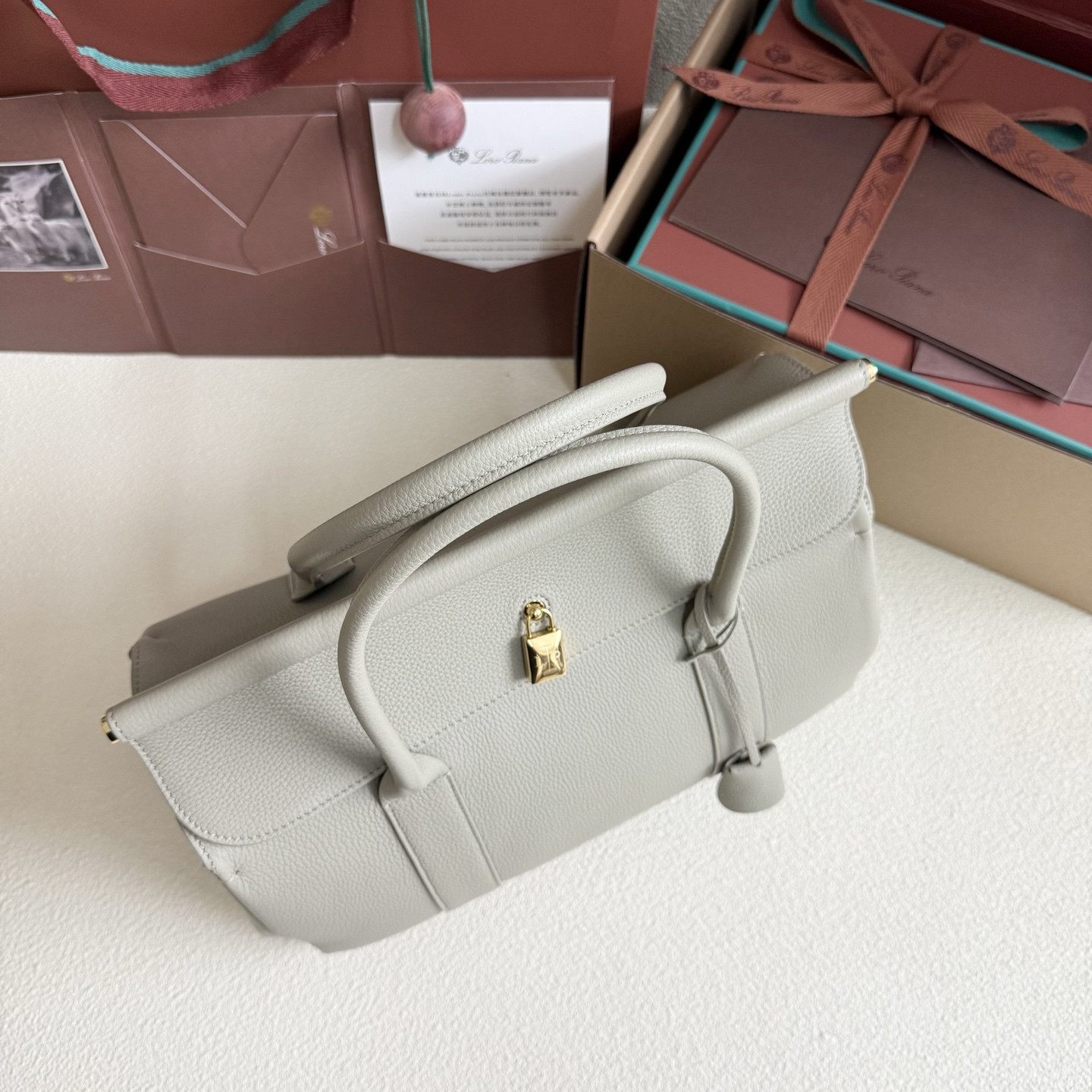 Loro Piana Loom L32 Calfskin 33x23x18cm - Image 6