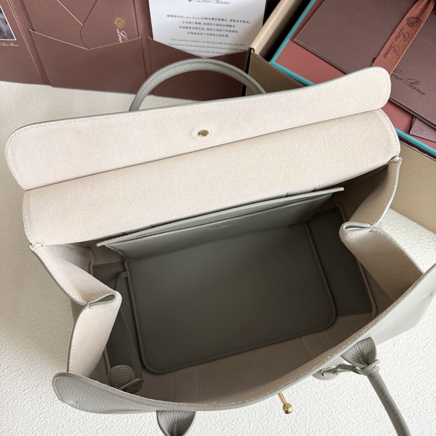 Loro Piana Loom L32 Calfskin 33x23x18cm - Image 10