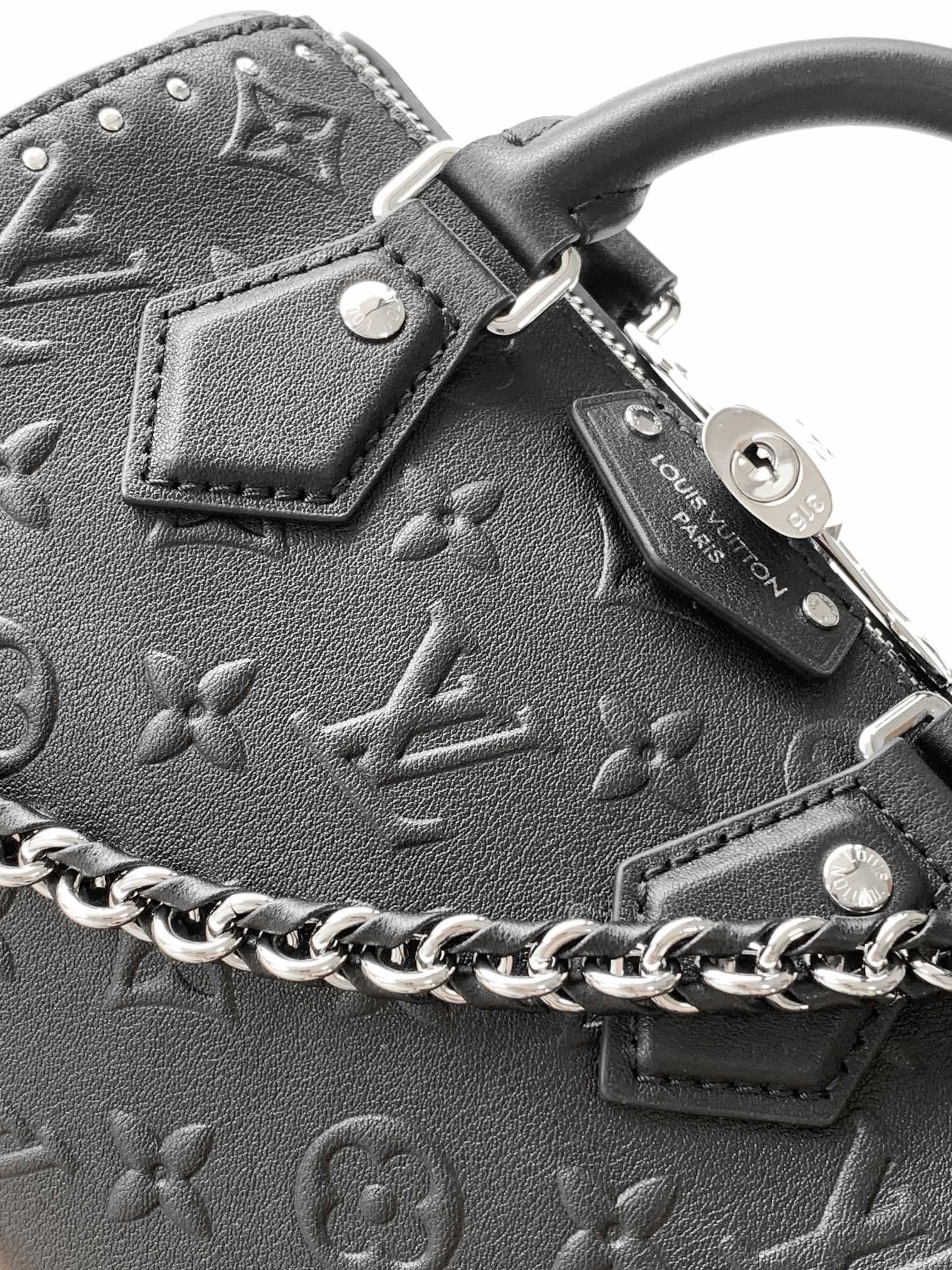 LV Monogram Bold Speedy 20 Trunk M14575 13.5 x 11 x 20.5 cm - Image 9