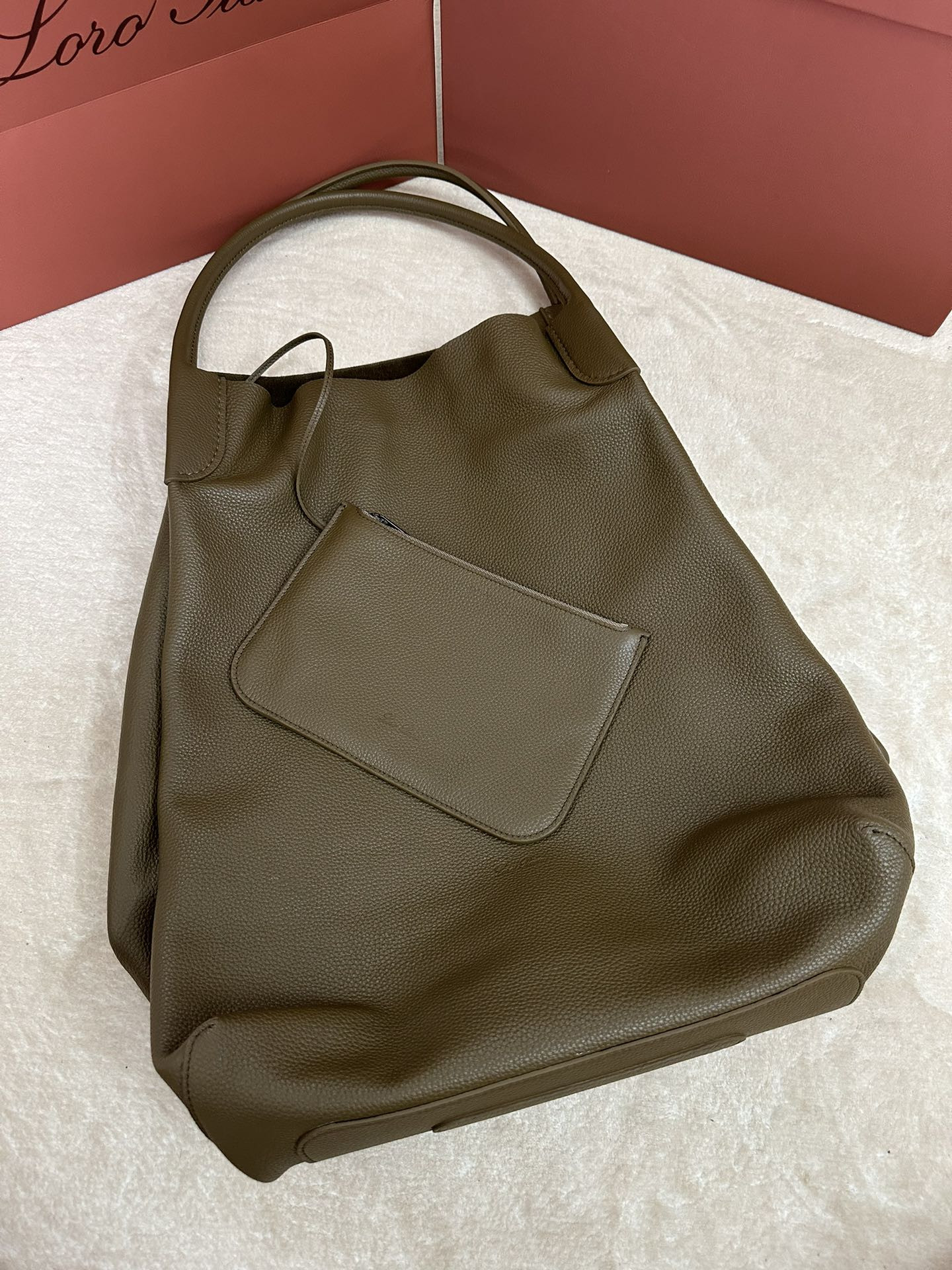 Loro Piana Bale Hobo 40x32x27cm Handle length 22cm Without Box - Image 2