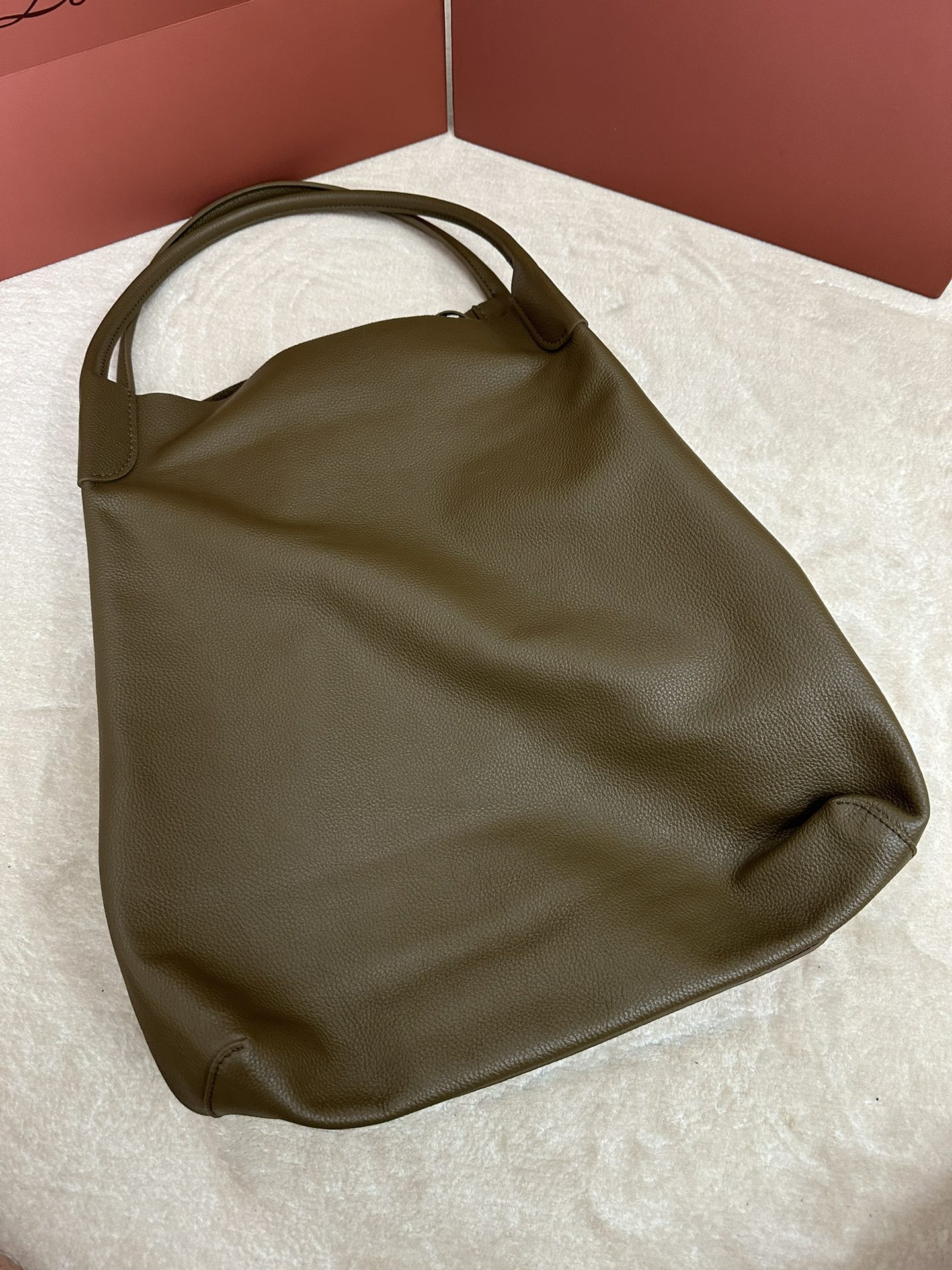 Loro Piana Bale Hobo 40x32x27cm Handle length 22cm Without Box - Image 3