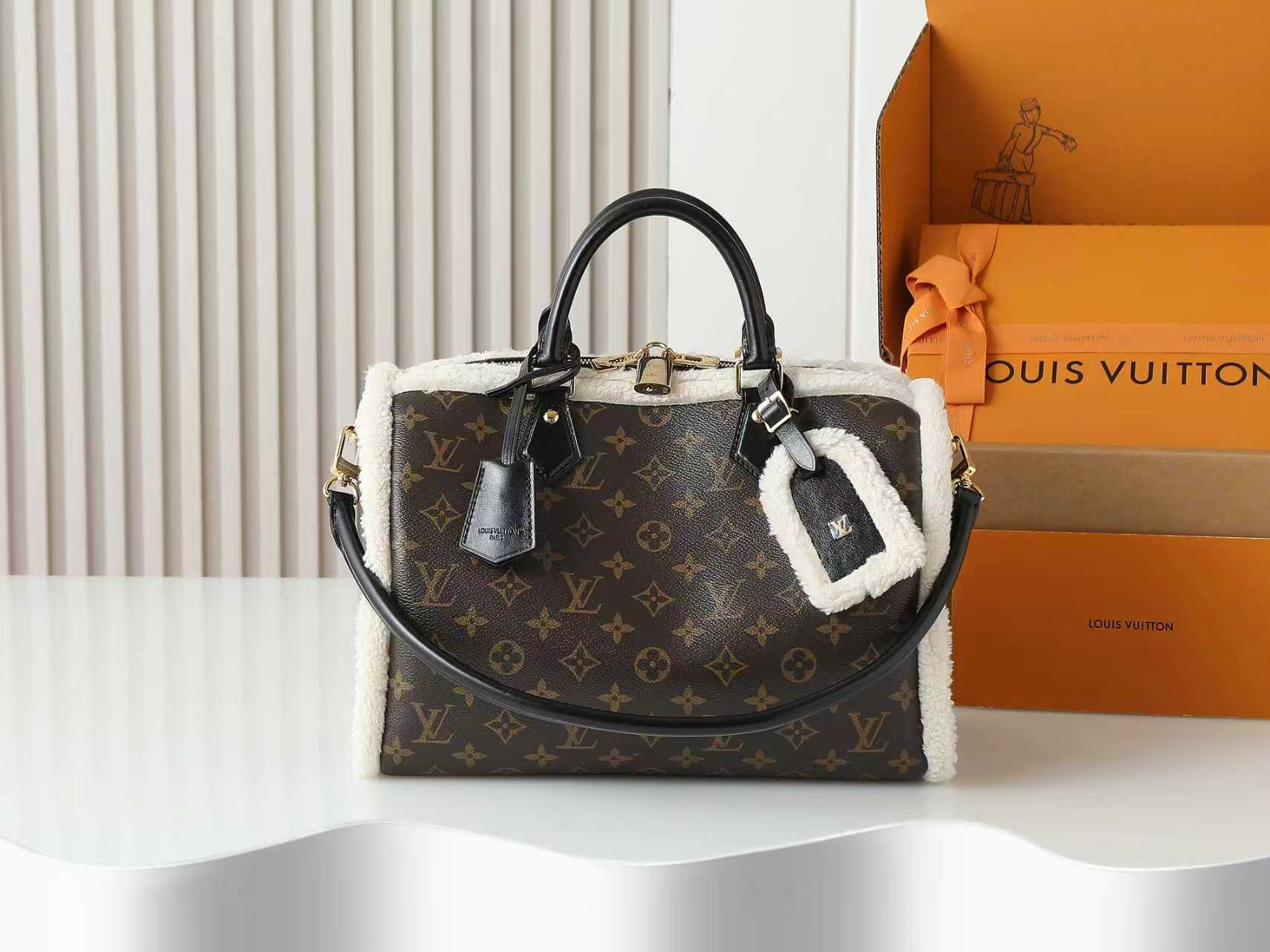 LV Speedy Soft 30 Teddy M26326 (30*21*17cm) - Image 2