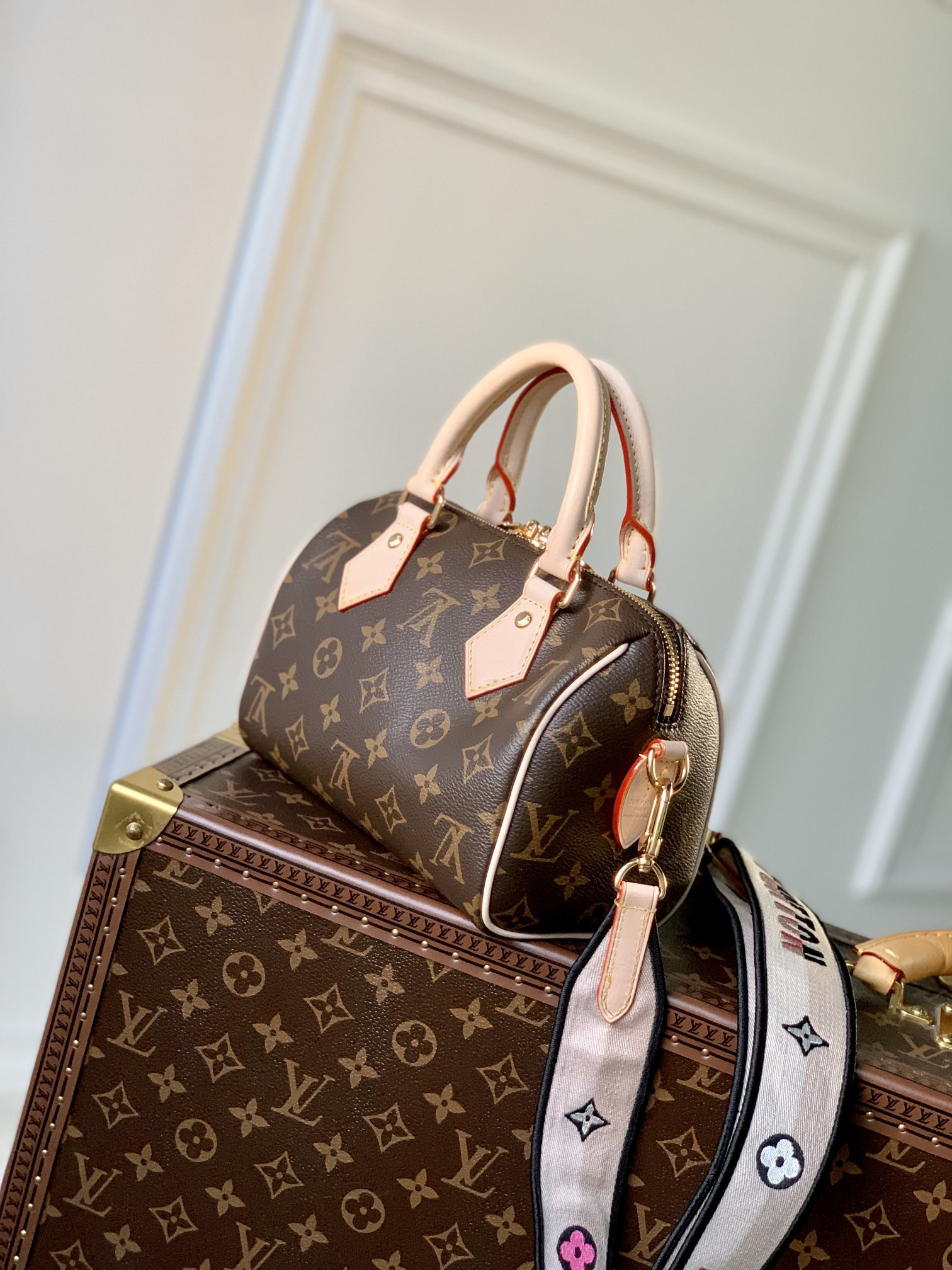 LV SPEEDY Bandoulière 20 Handbag M46234 13.5x12x20.5cm - Image 4