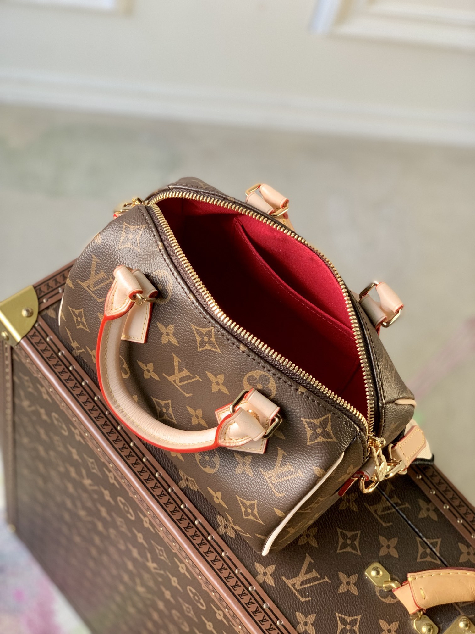 LV SPEEDY Bandoulière 20 Handbag M46234 13.5x12x20.5cm - Image 6