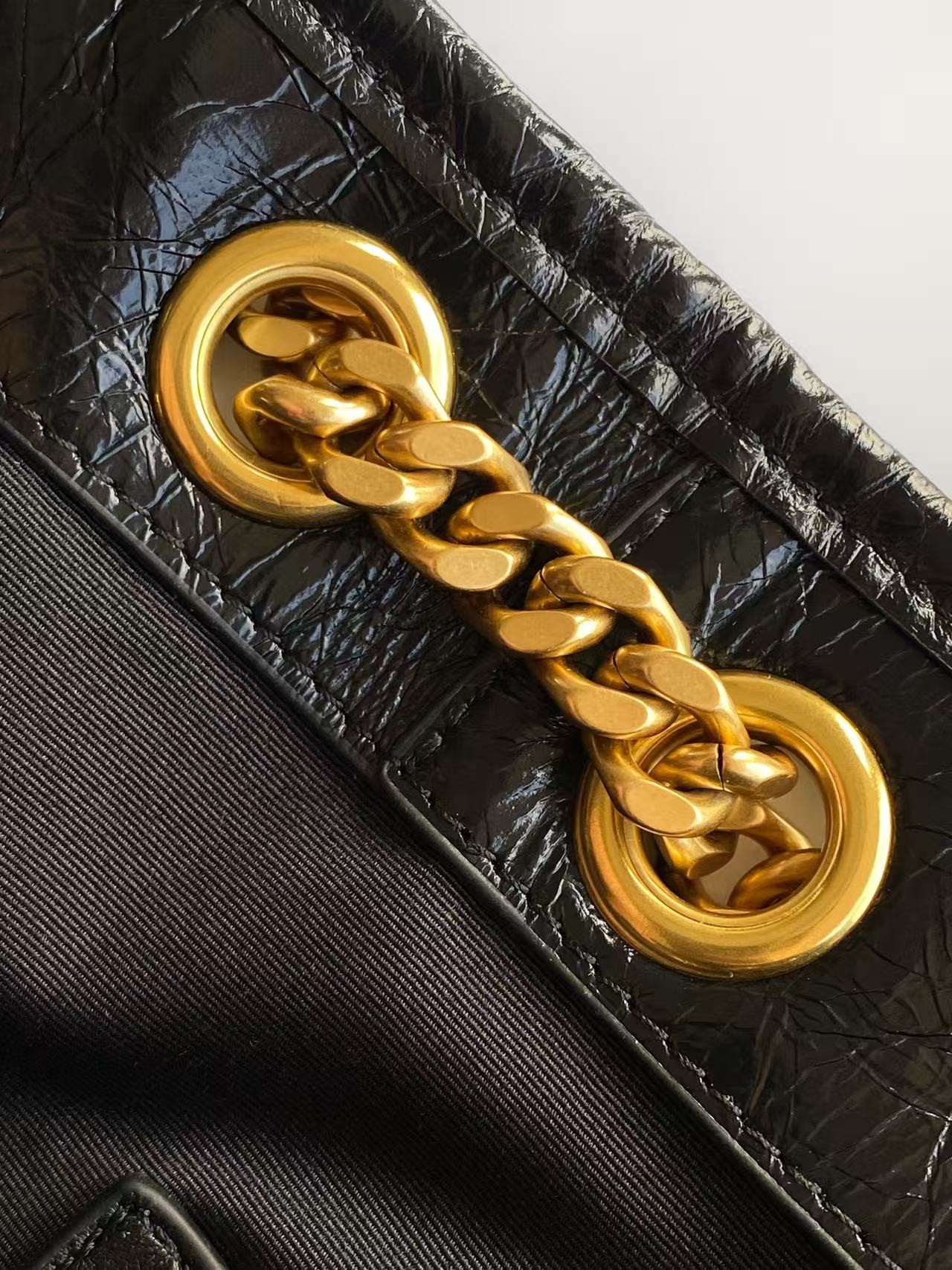 YSL NIKI Small Shopping in Vintage Leather 25x30x8-12cm - Image 9