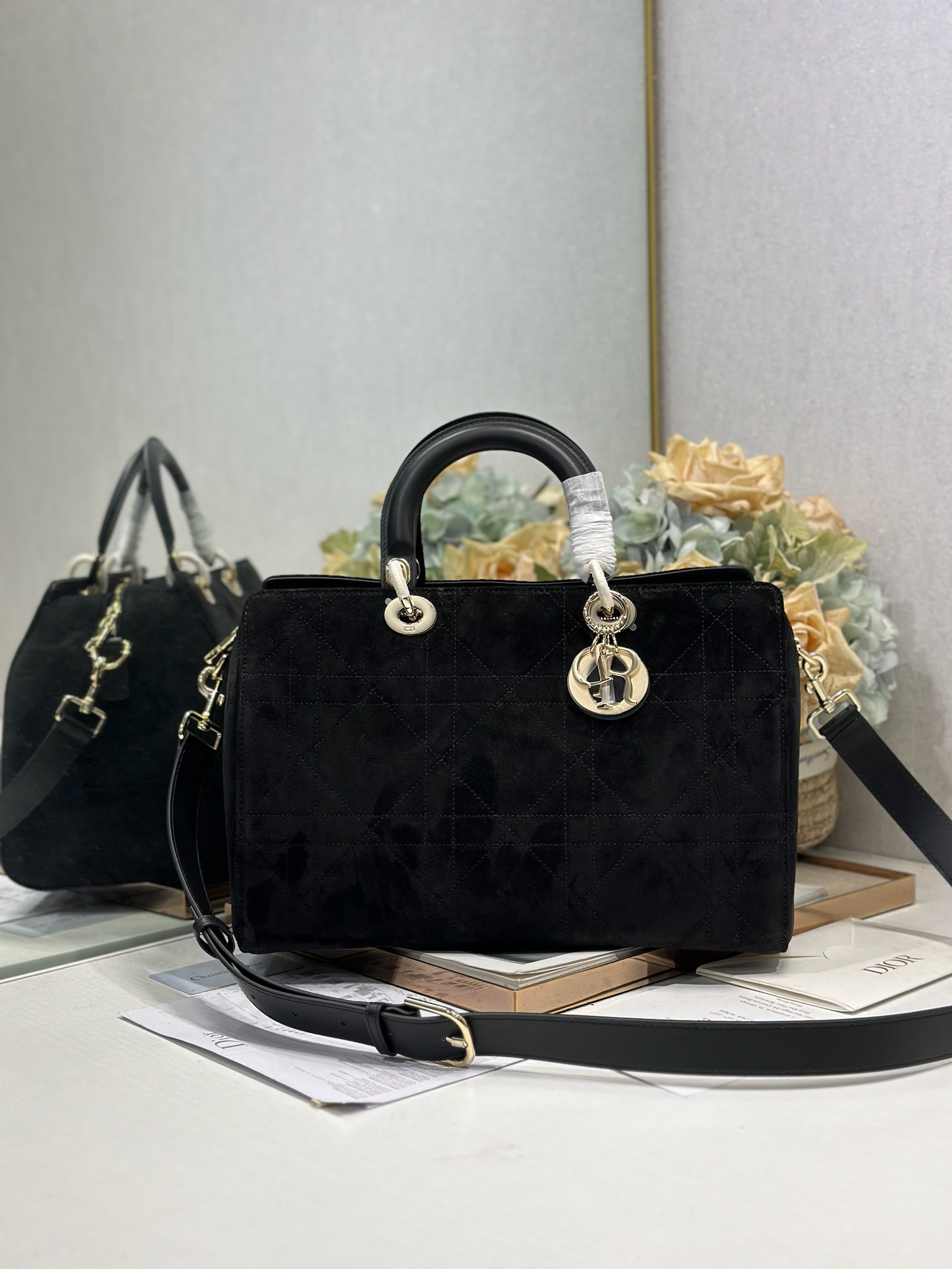 Dior Lady Dior Bags 34x35x20cm - Image 2