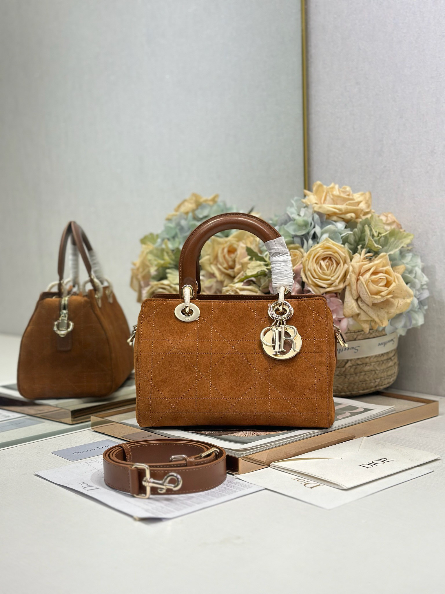Dior Lady Dior Bags 24x27x14cm - Image 2