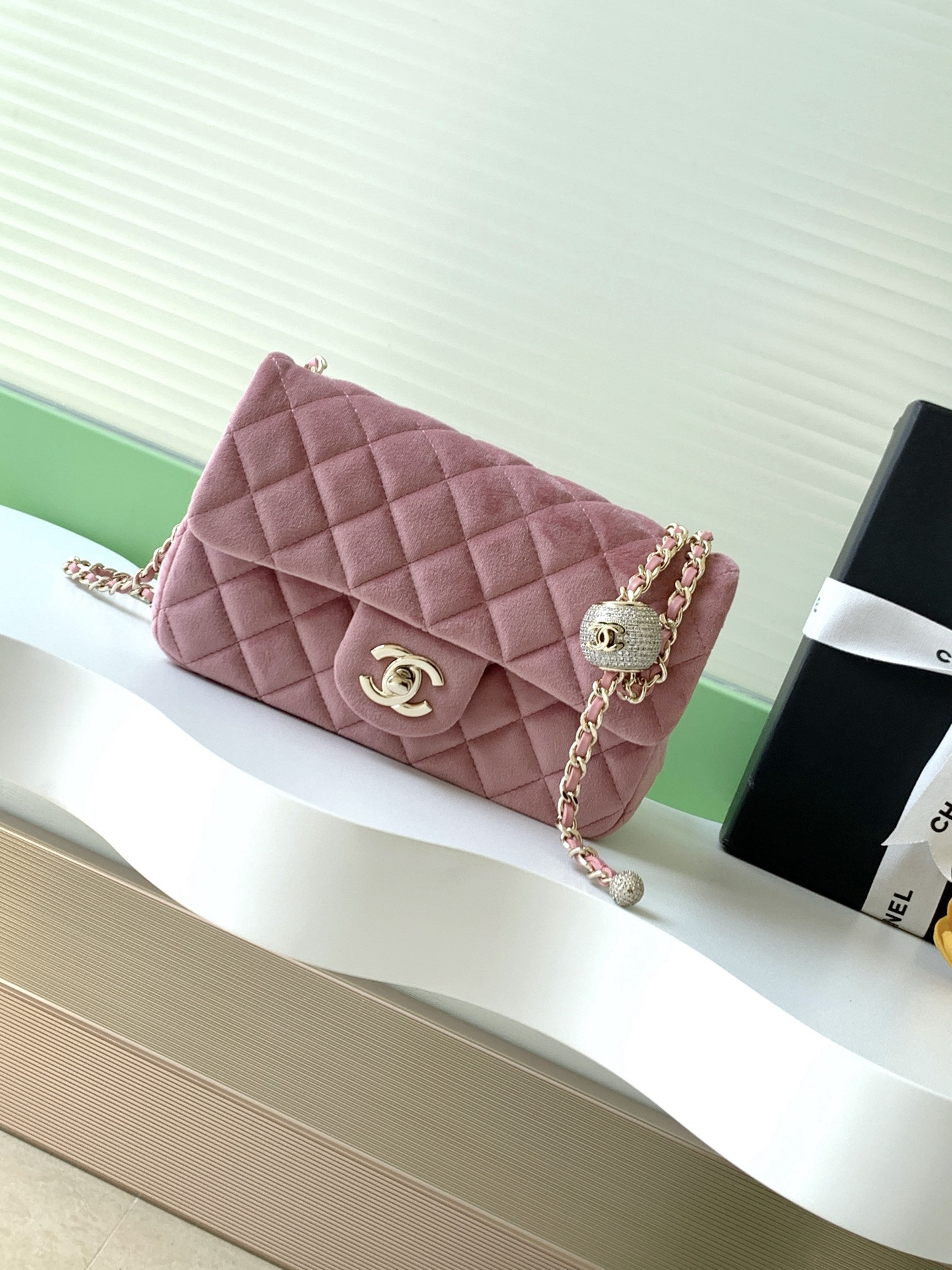 CHANEL MINI FLAP BAG 12×20×6 cm - Image 2