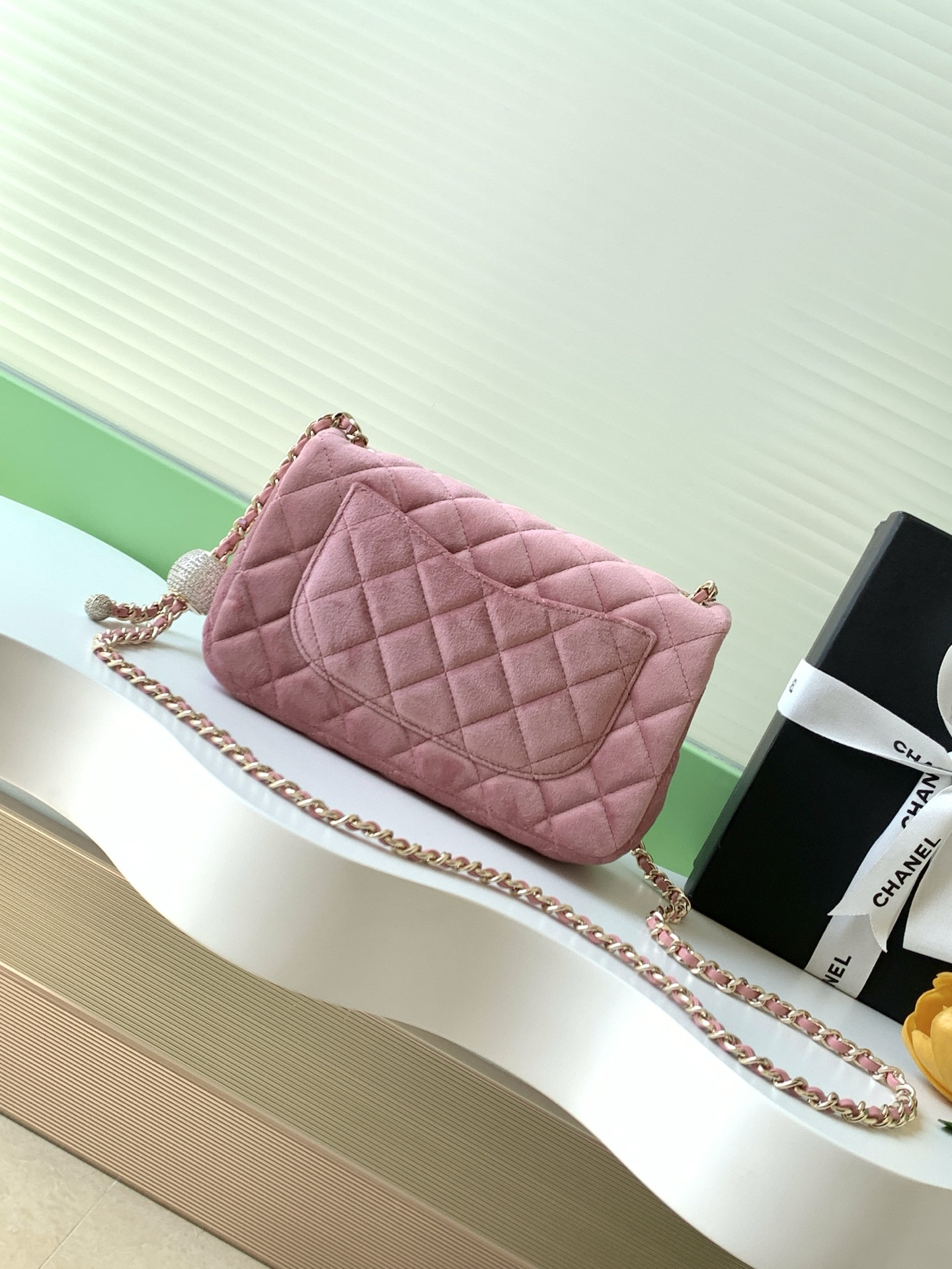 CHANEL MINI FLAP BAG 12×20×6 cm - Image 3
