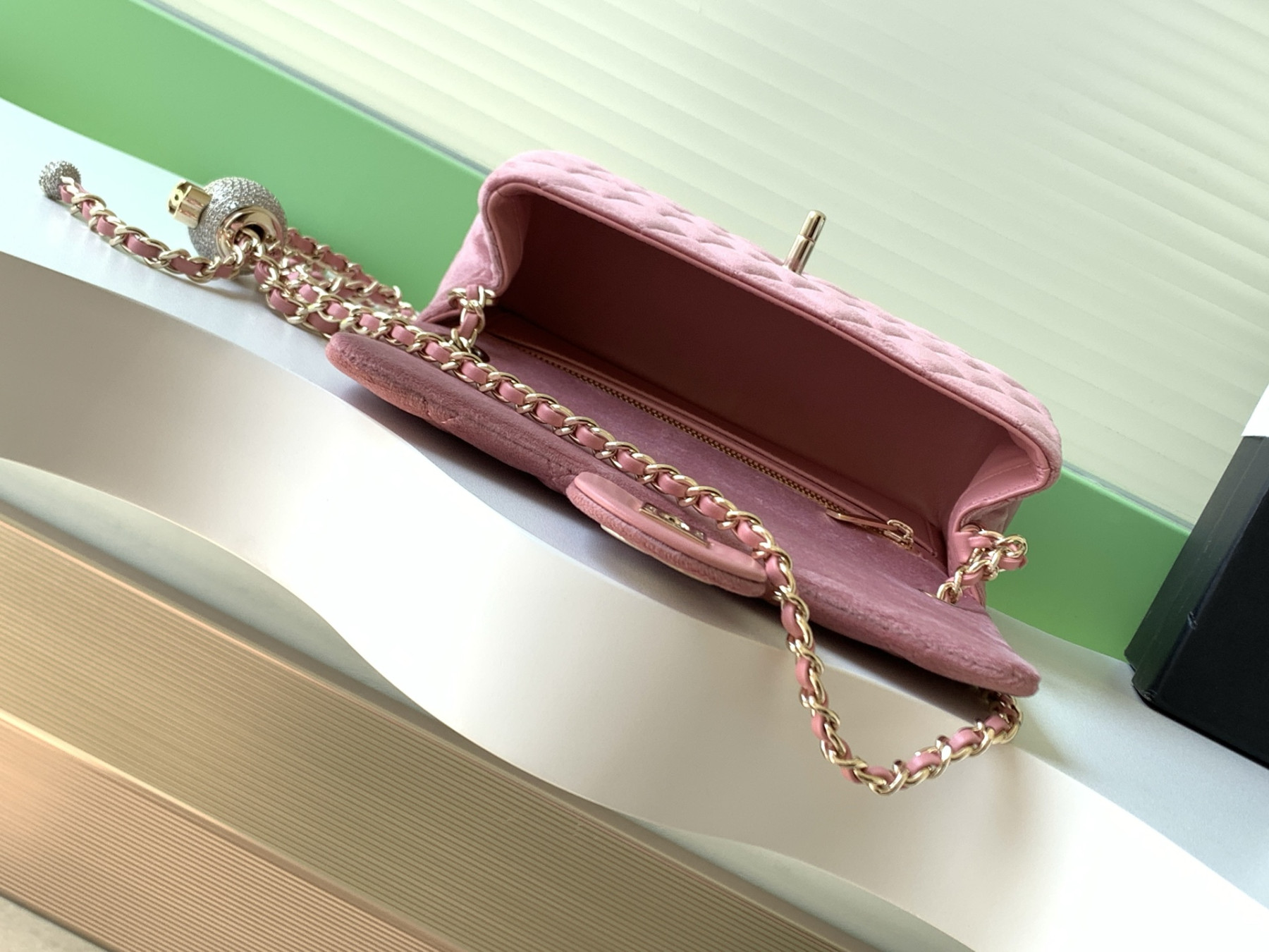 CHANEL MINI FLAP BAG 12×20×6 cm - Image 9