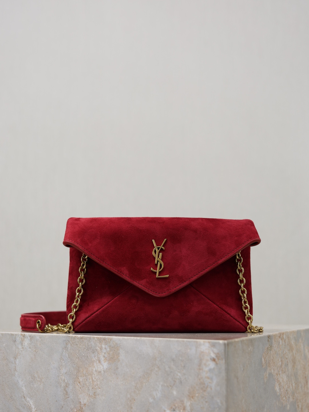 YSL CASSANDRE Chain Clutch 19x12x3cm