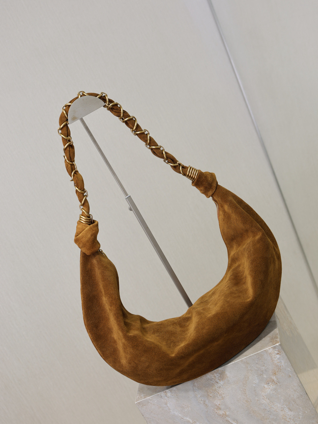 YSL AMALIA Hobo in Suede 23-62x28x4cm - Image 3